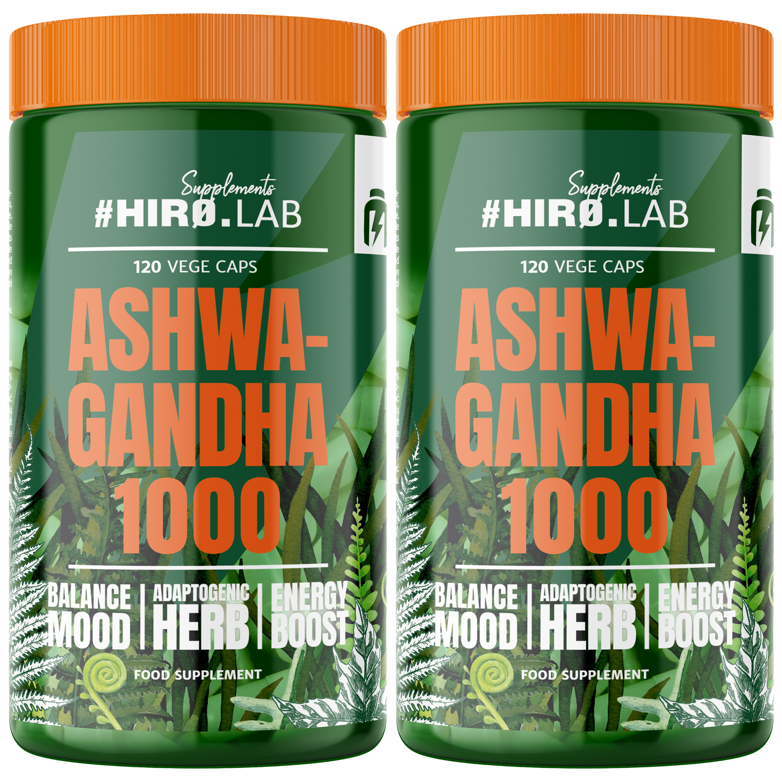 HIRO.LAB Ashwagandha 1000mg - 2x 120vcaps