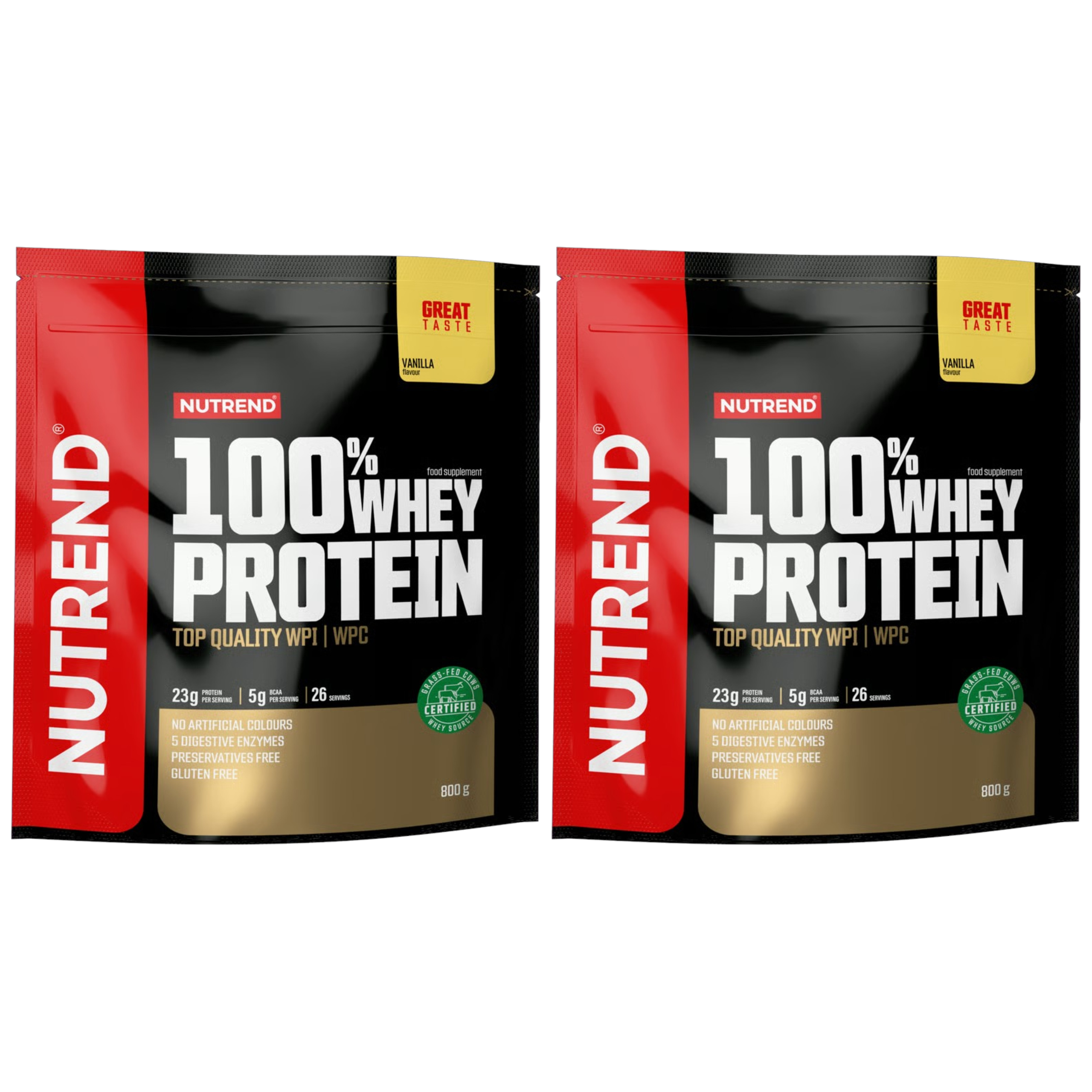 NUTREND - 100% Whey Protein - 2x 800g