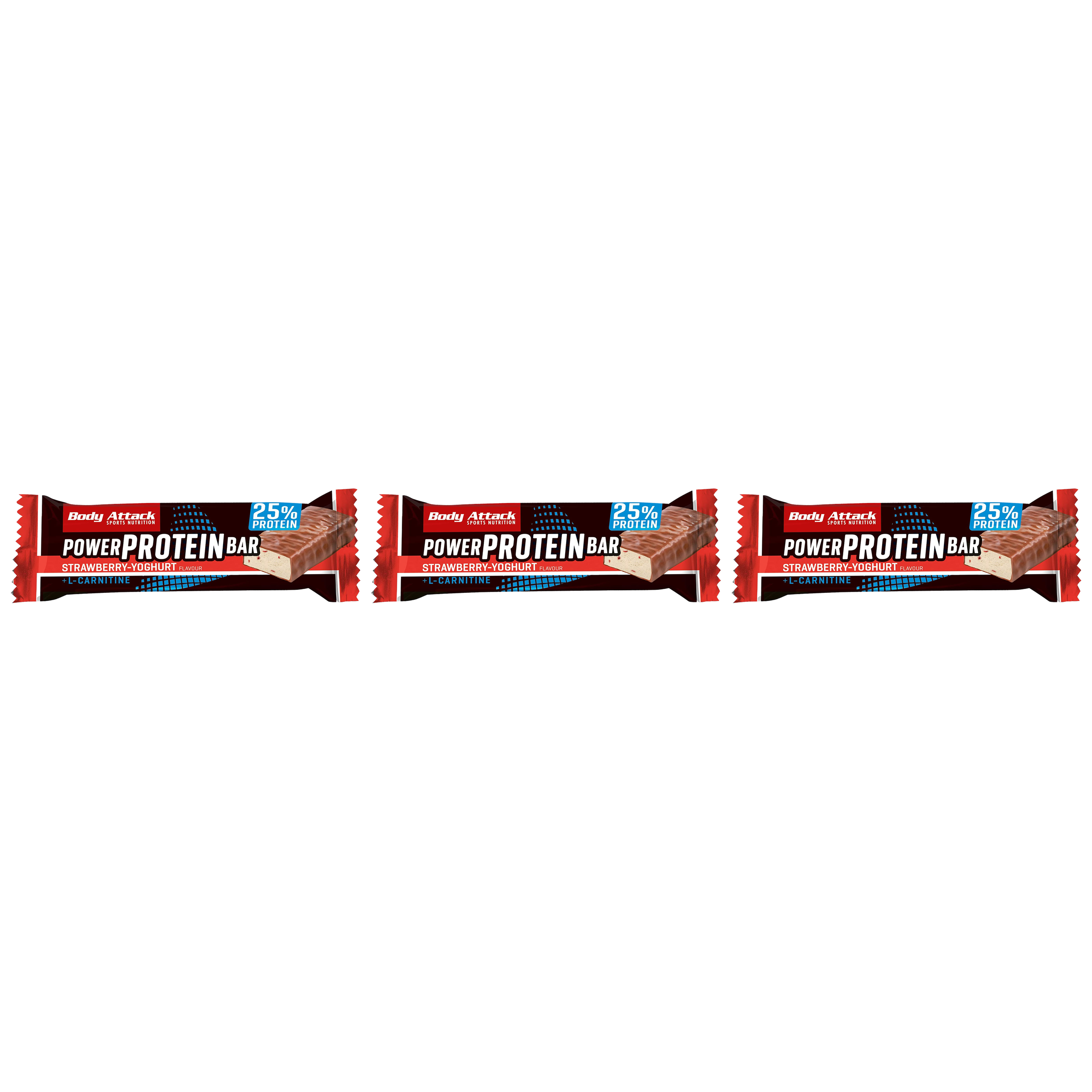 BODY ATTACK Baton Power Protein Bar - 3x 35g