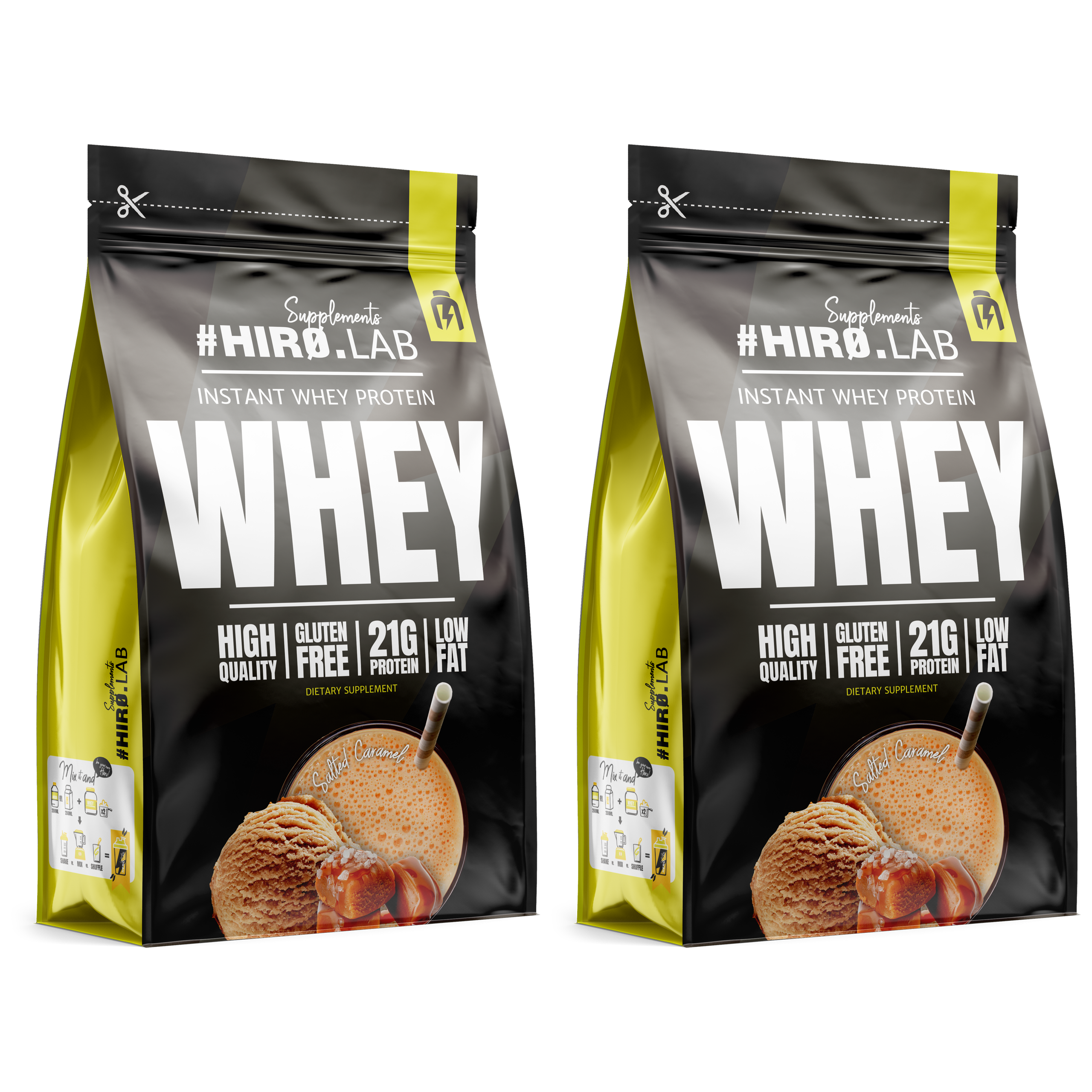 HIRO.LAB Instant Whey Protein - 2x 750g
