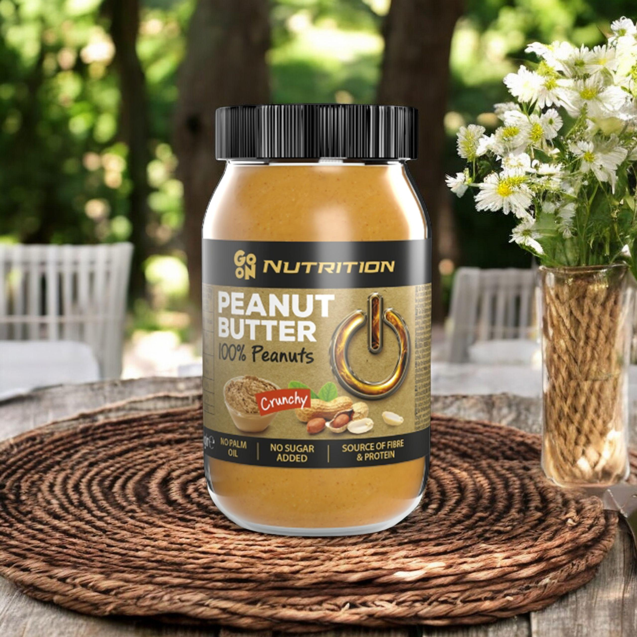 GO ON NUTRITION Peanut Cream 100% Peanuts - 3x 900g - Krem orzechowy