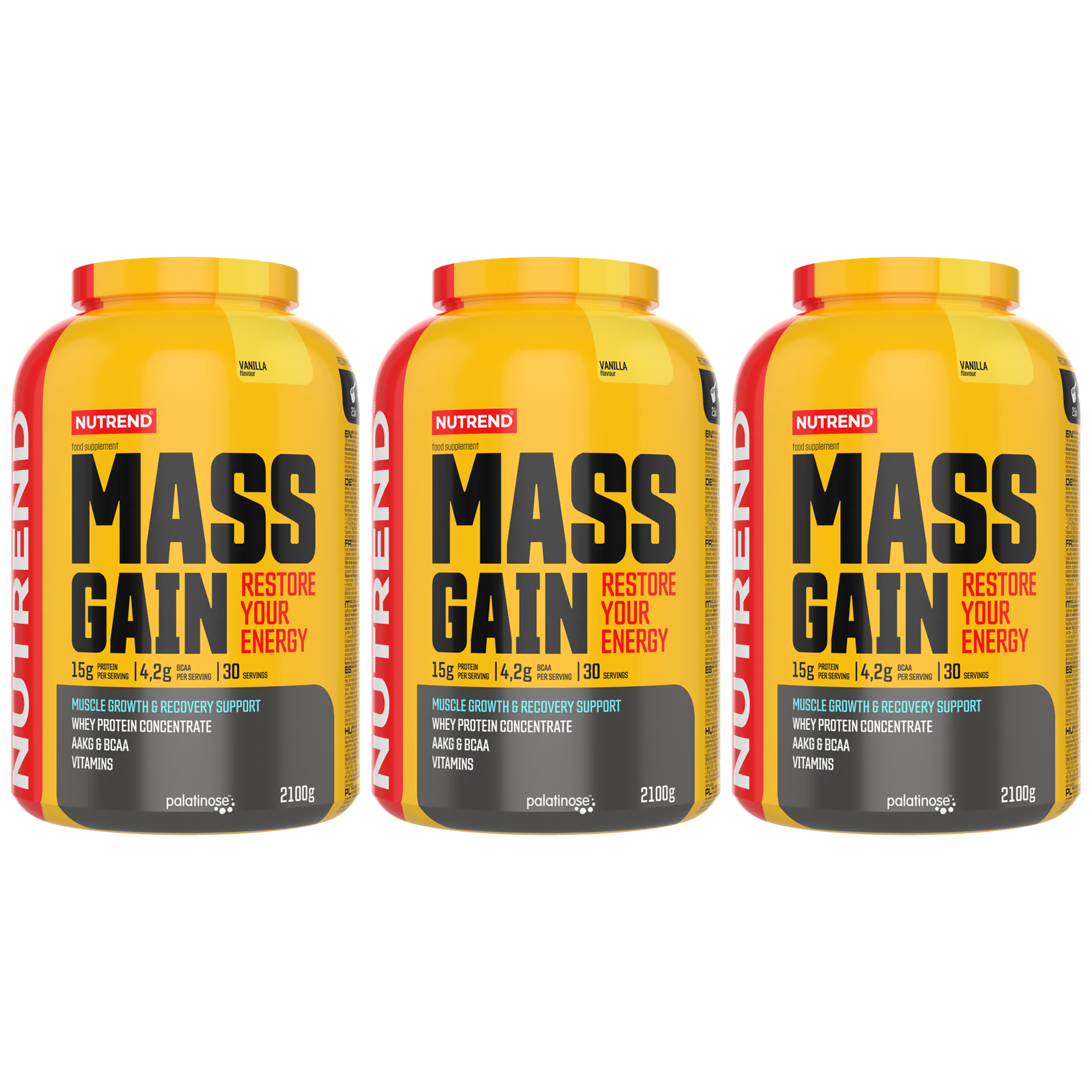 NUTREND Mass Gain - 3x 2100g