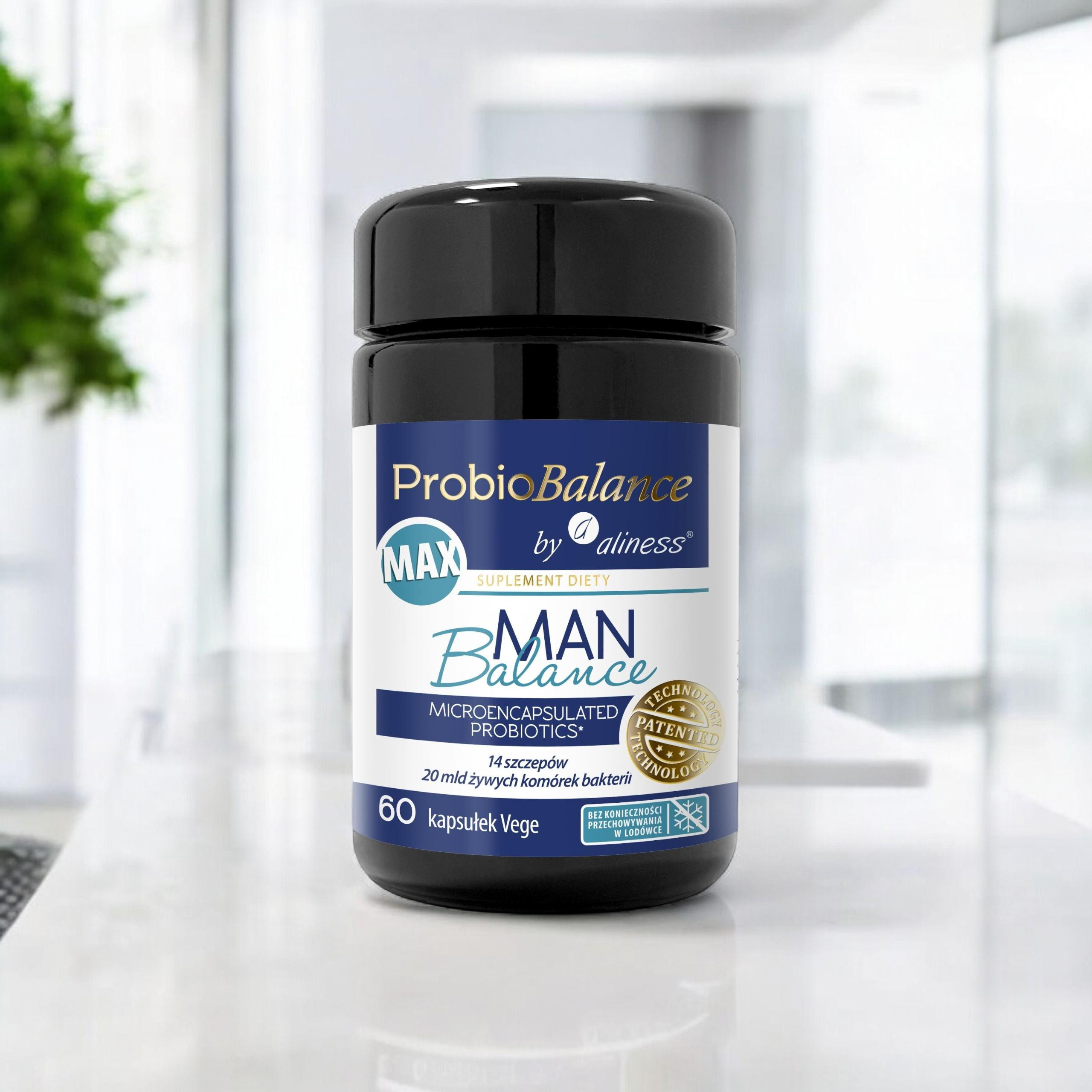 ALINESS - ProbioBalance Max Man Balance 20 mld. - 2x 60vcaps.