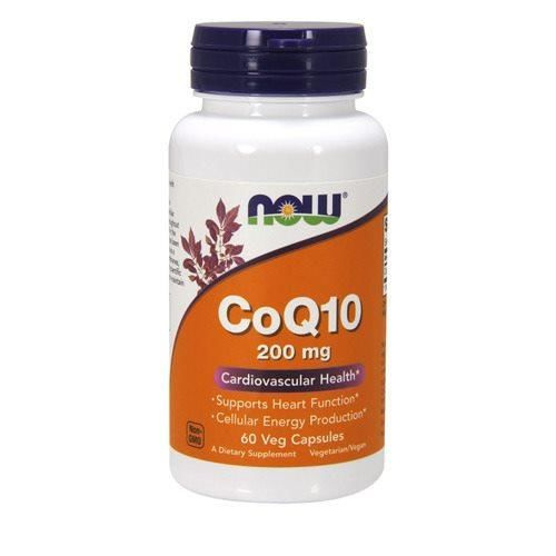 NOW CoQ10 ( Koenzym Q10 ) 200mg - 2x 60vegcaps