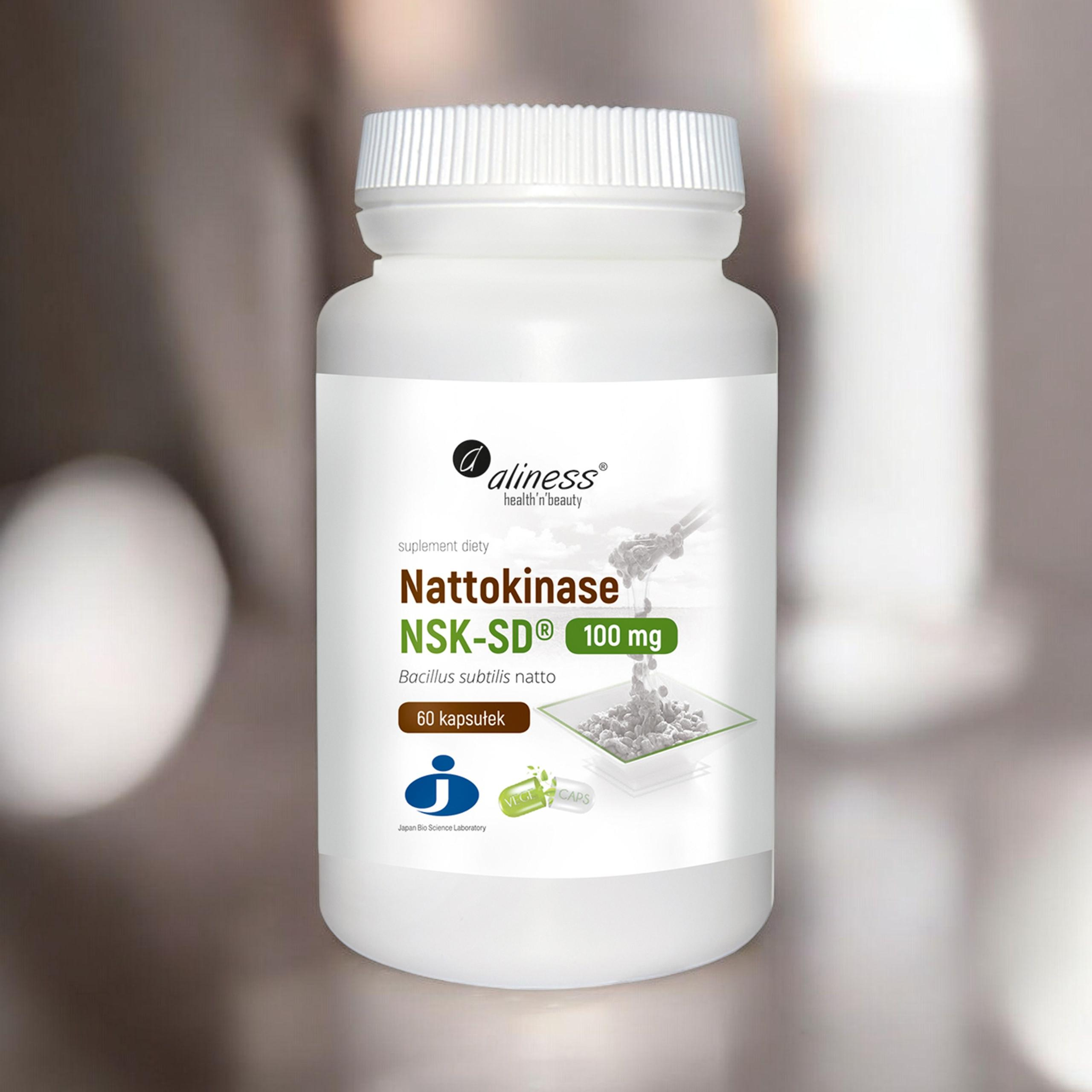ALINESS Nattokinase NSK-SD 100mg - 3x 60caps.
