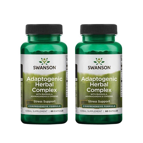 SWANSON Adaptogenic Herbal Complex - 2x 60caps