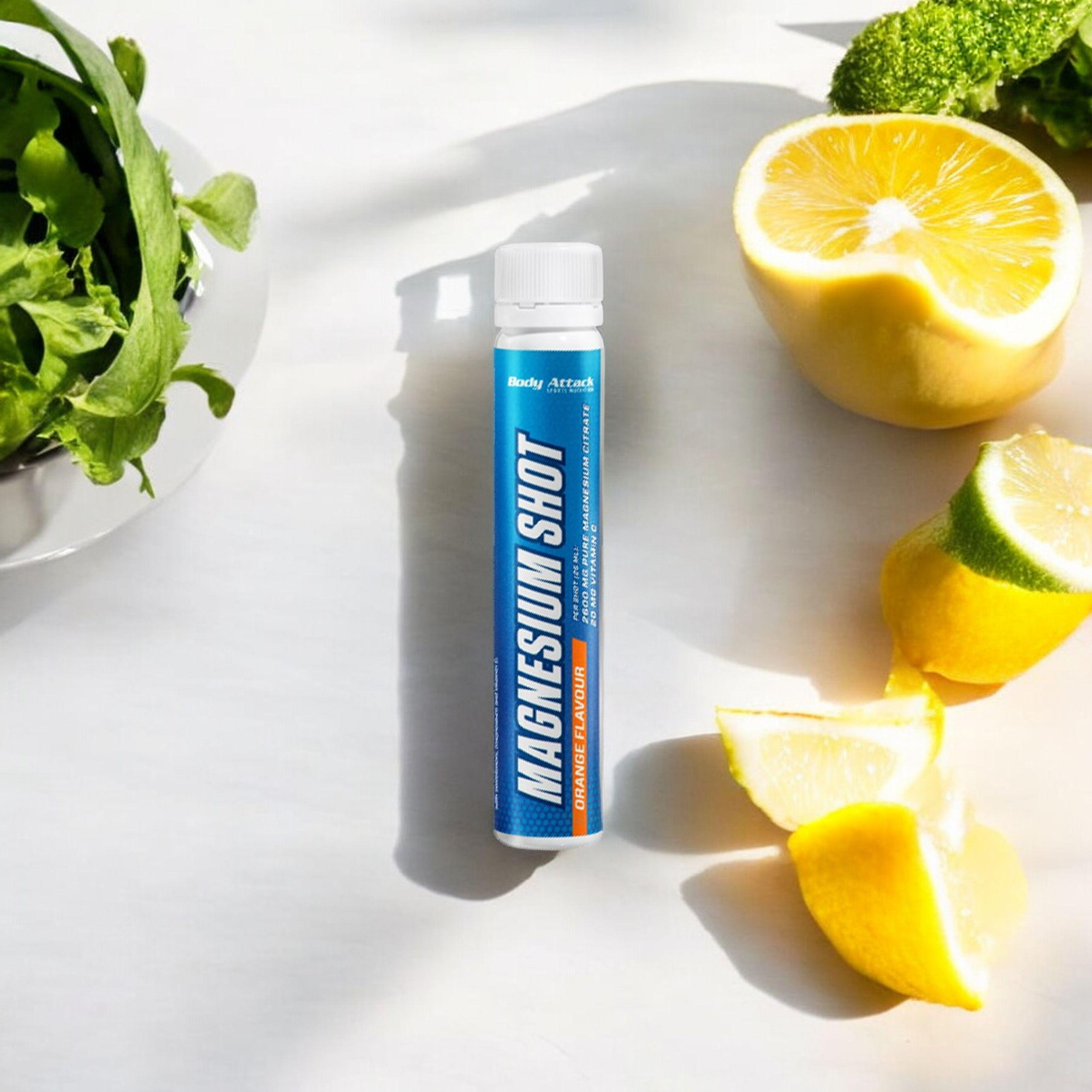 BODY ATTACK Magnesium Shot - 3x 25ml - Orange
