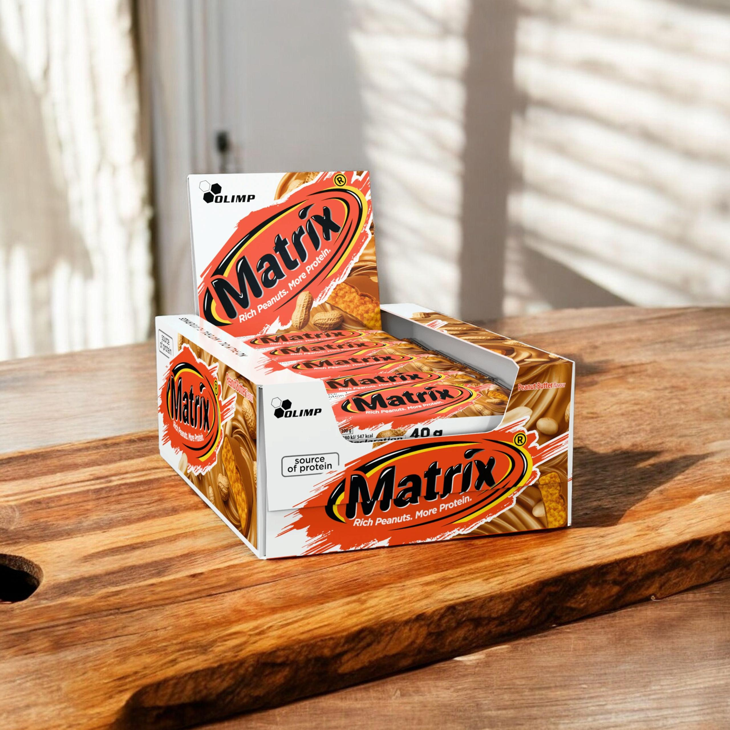 OLIMP - Matrix Bar - 25x 2x 40g - Peanut Butter