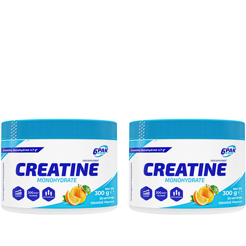 6PAK Creatine Monohydrate - 2x 300g