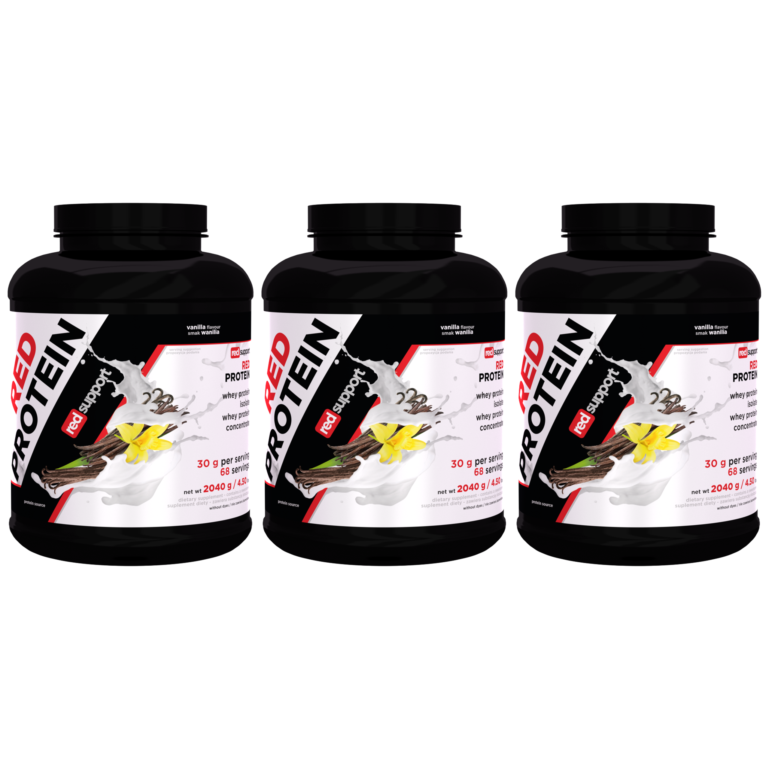 RED SUPPORT Red Protein - 3x 2040g