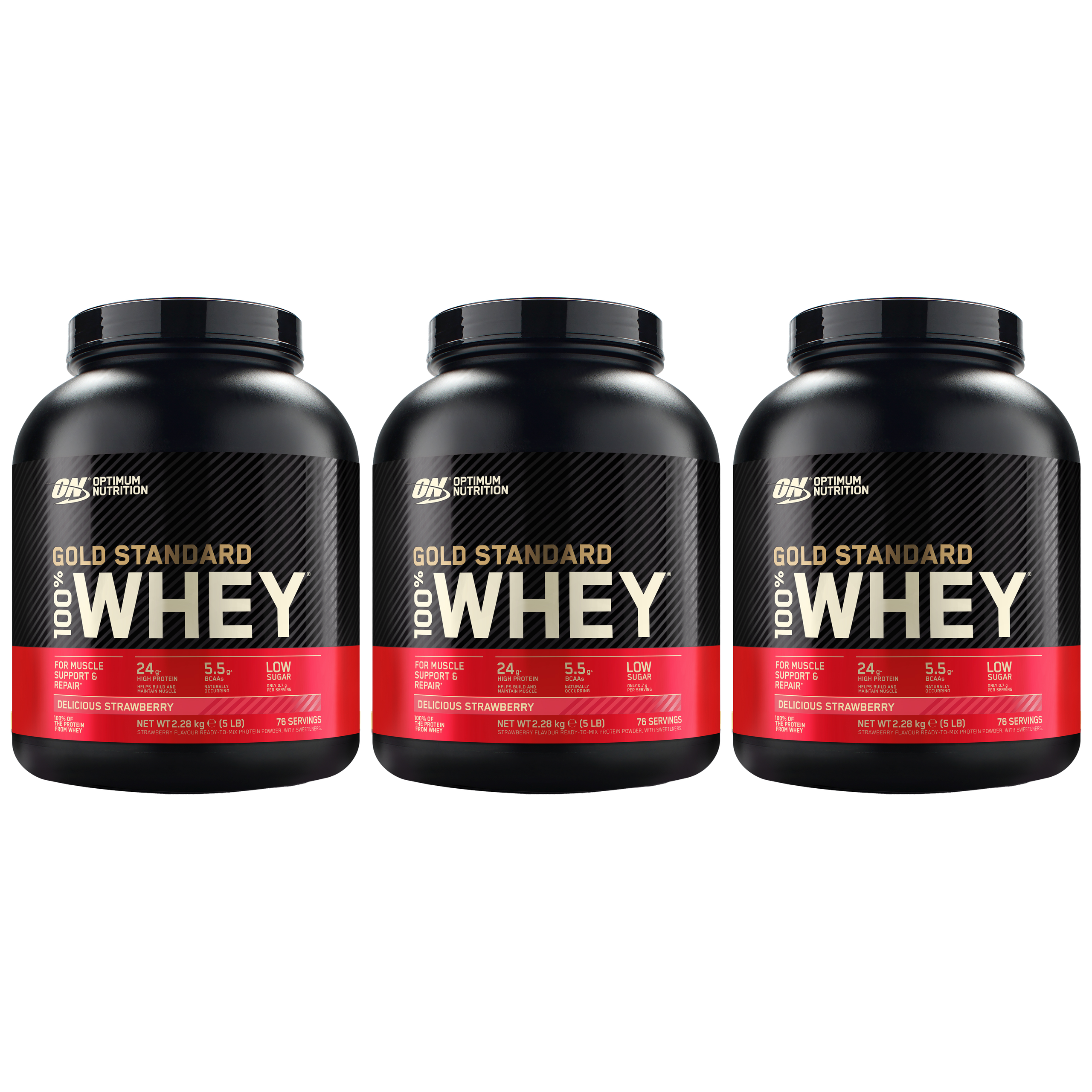 OPTIMUM NUTRITION Whey Gold Standard - 3x 2280g