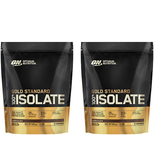 OPTIMUM NUTRITION Gold Standard 100% Isolate - 2x 450g