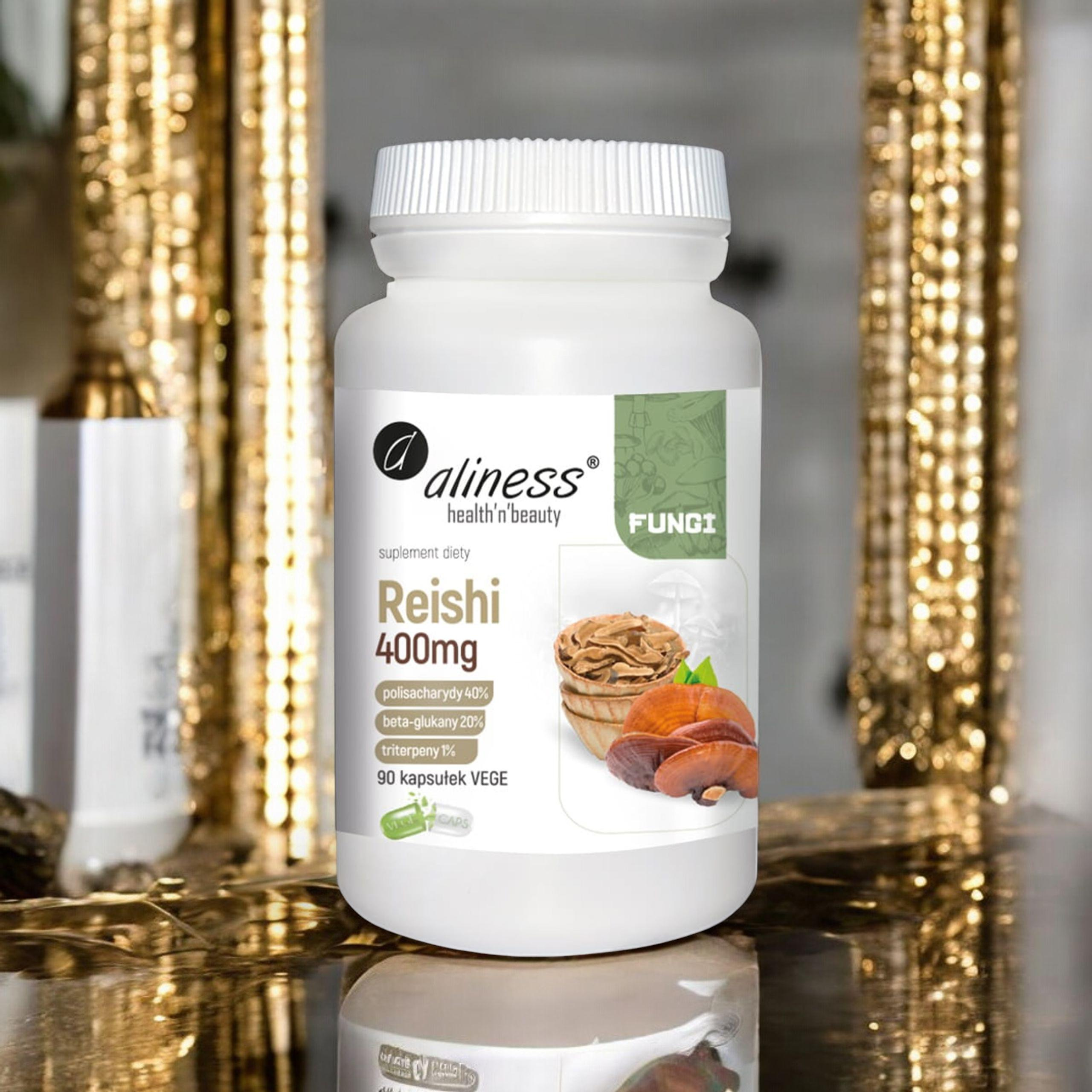 ALINESS - Reishi 400mg - 3x 90vcaps.