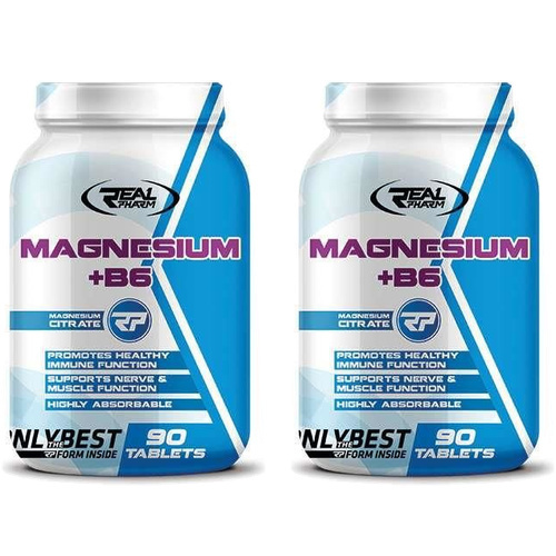 REAL PHARM Magnesium+ B6 - 2x 90tabs