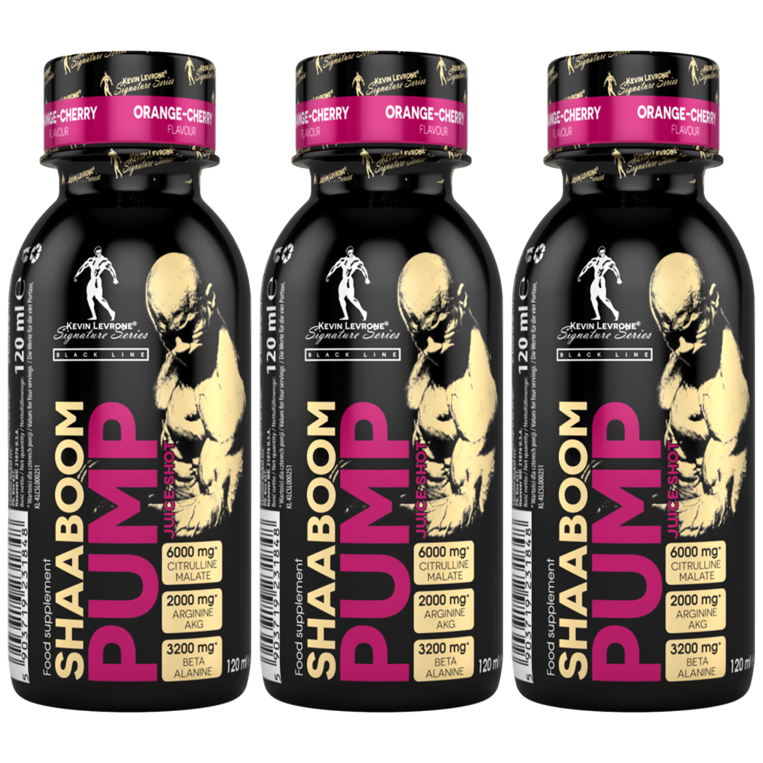 KEVIN LEVRONE Shaaboom Pump Juice Shot - 3x 120ml