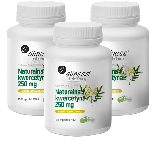 ALINESS Naturalna Kwercytyna 250mg - 3x 100 caps
