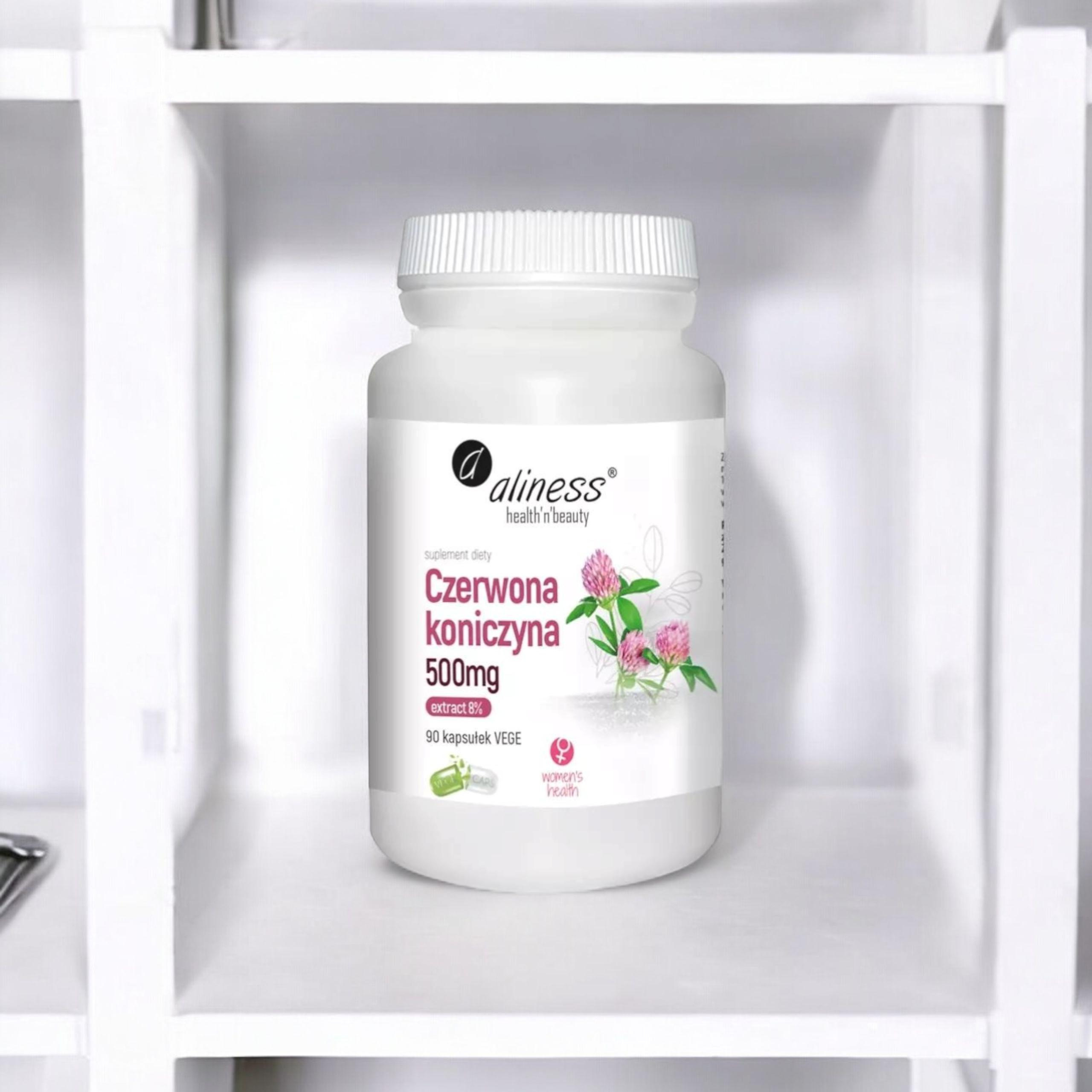 ALINESS - Czerwona Koniczyna 500mg - 90vcaps.