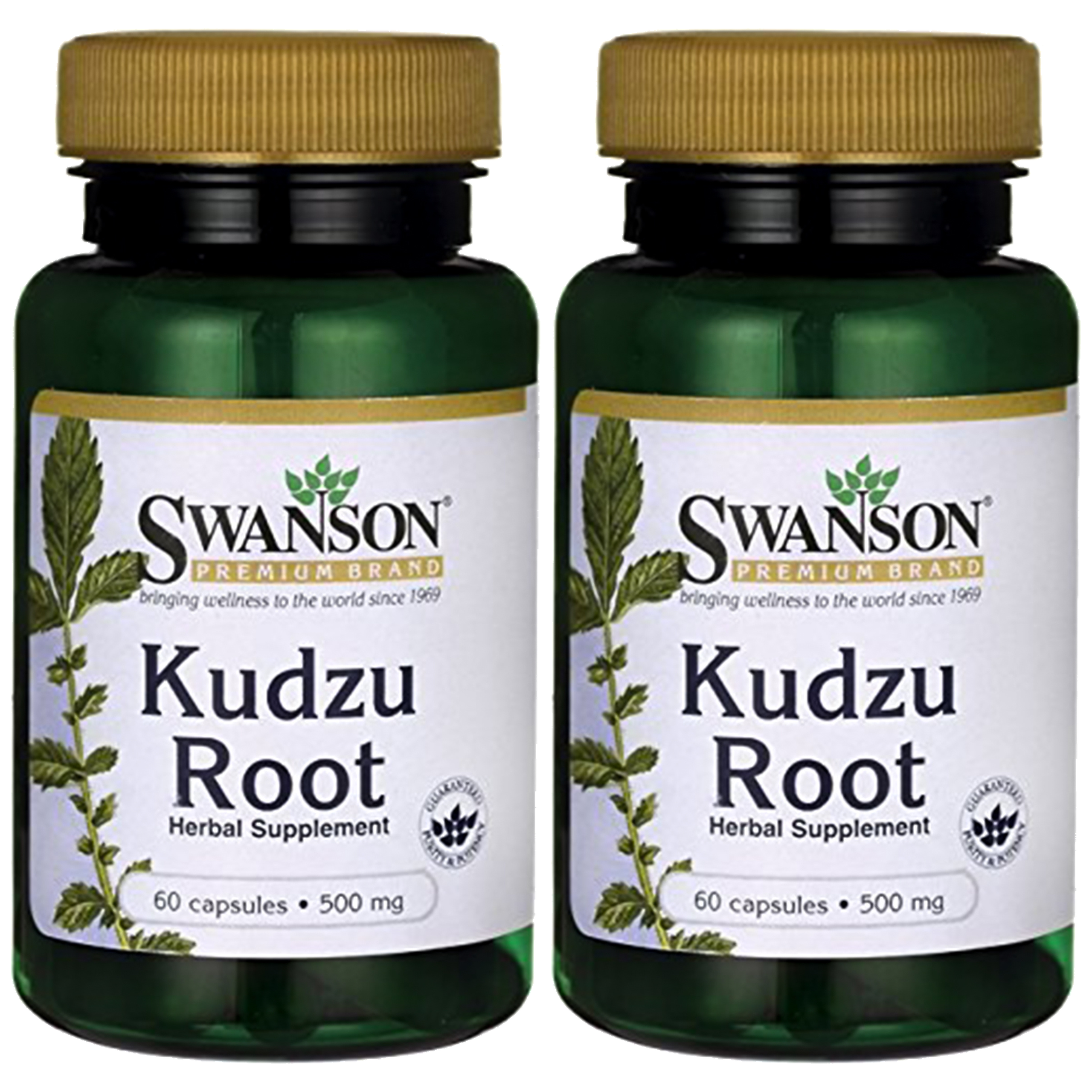 SWANSON Kudzu Root 500mg - 2x 60caps