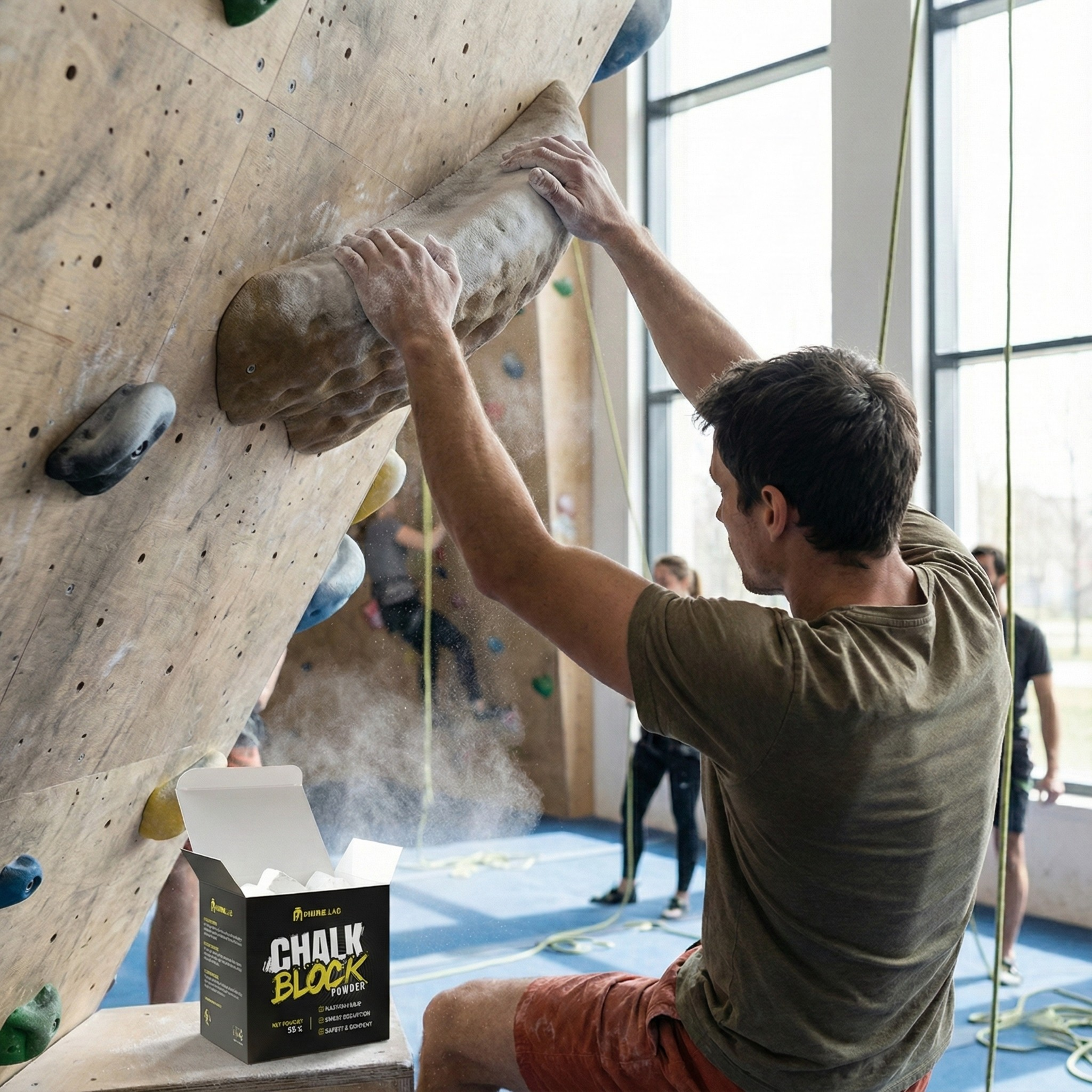 Hiro.Lab Chalk Block Powder - 56g - Magnezja w kostce