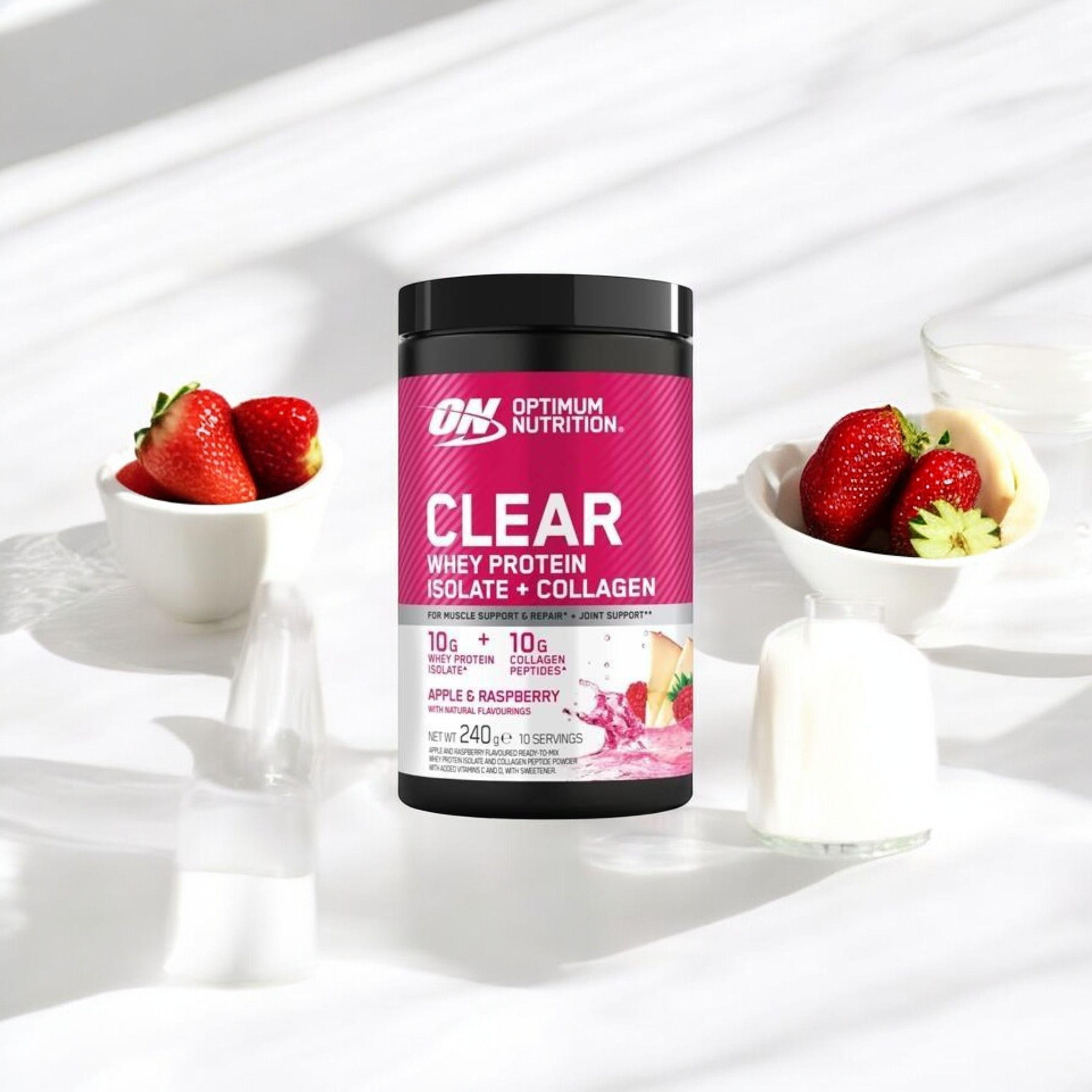 OPTIMUM NUTRITION - Whey Collagen - 240g - Apple Raspberry