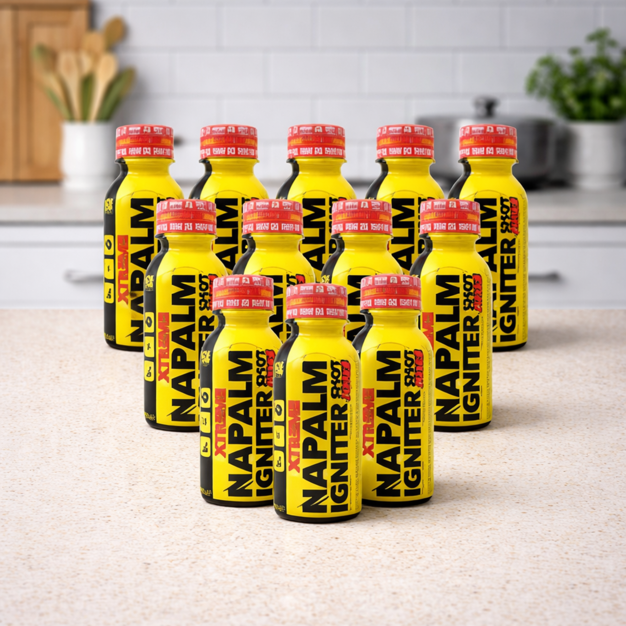 FITNESS AUTHORITY - Napalm Igniter Juice Shot - 12x 3x 120ml