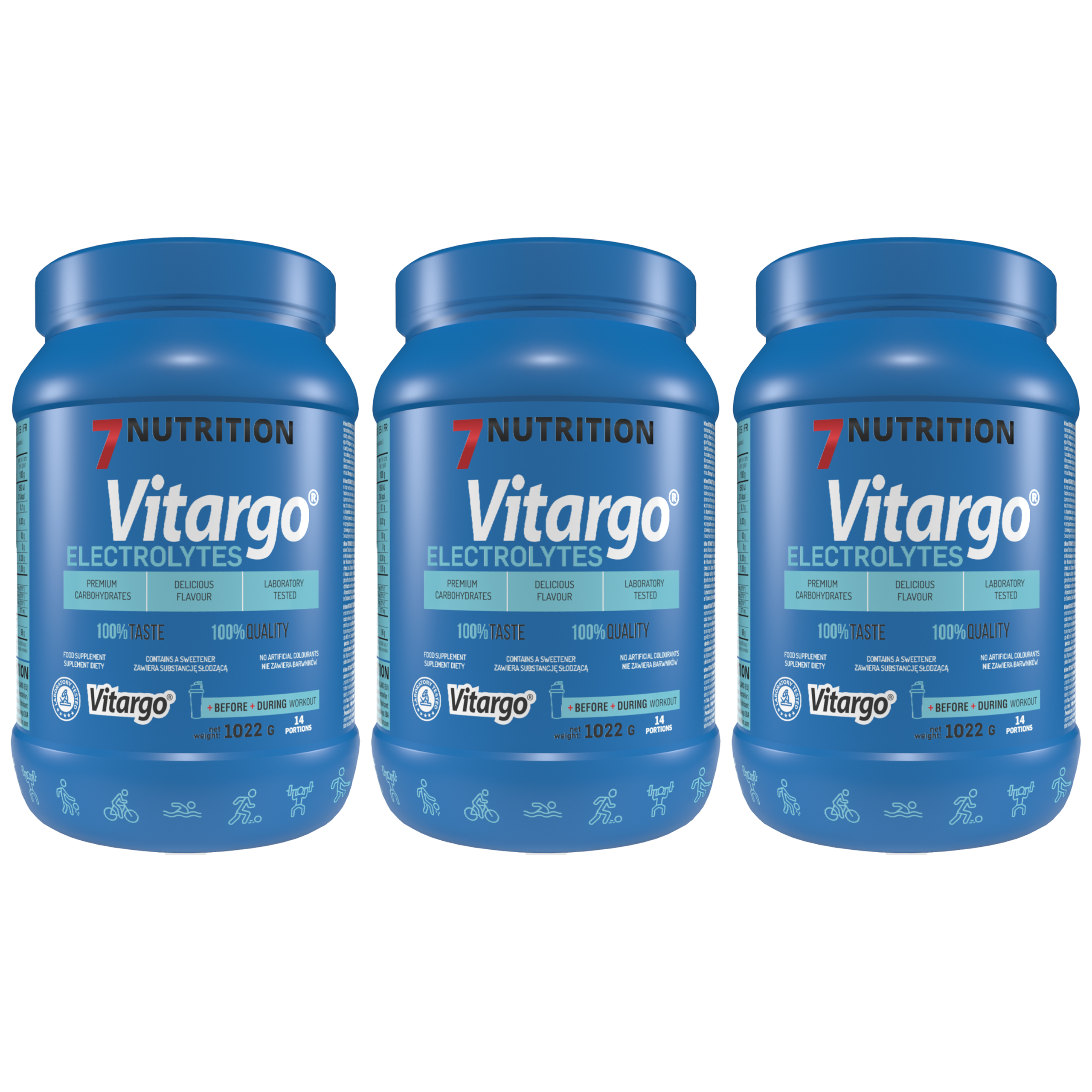 7 NUTRITION Vitargo® Electrolytes - 3x 1022g