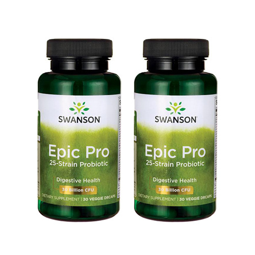 SWANSON Epic Pro 25-Strain Probiotic - 2x 30vcaps