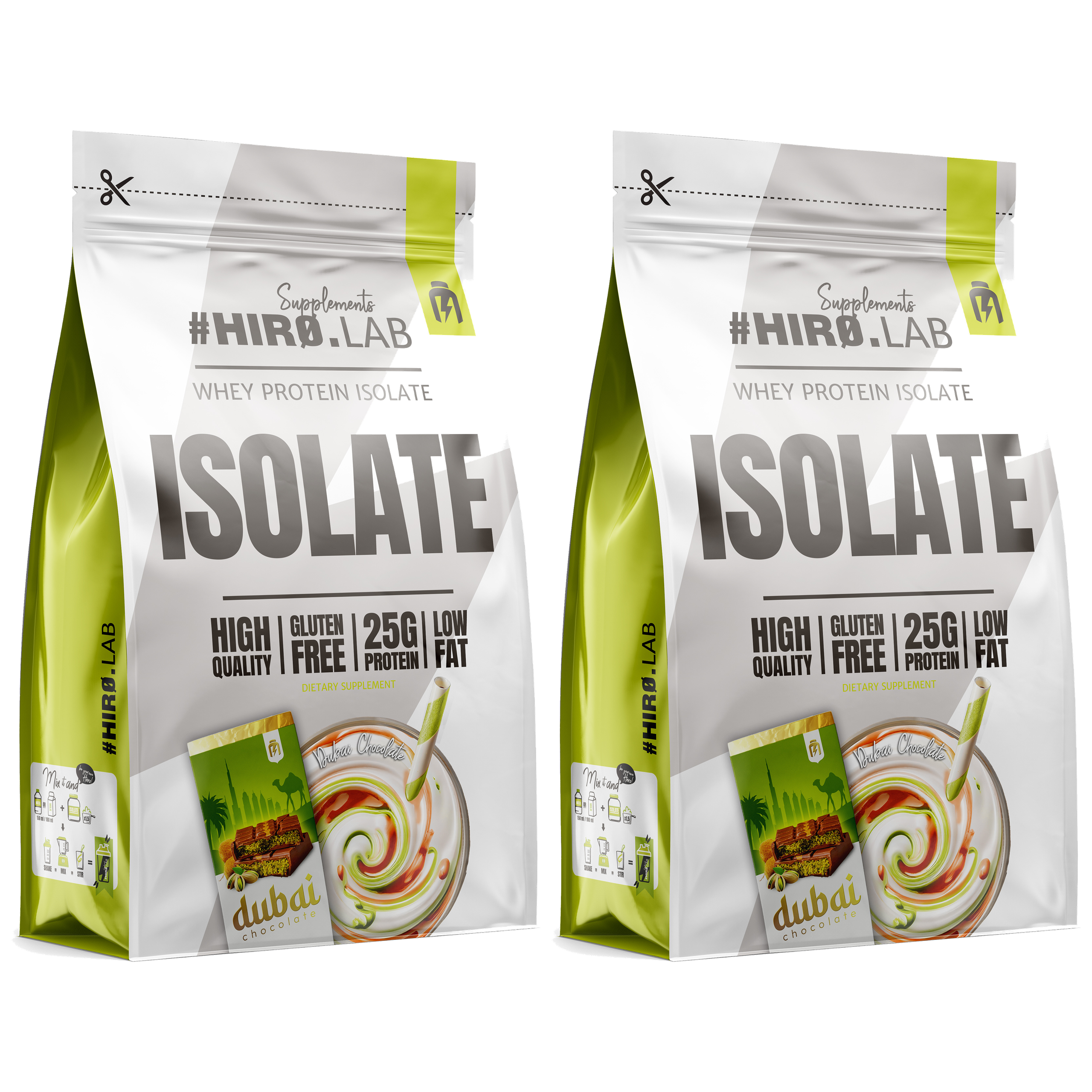 HIRO.LAB Whey Protein Isolate - 2x 700g
