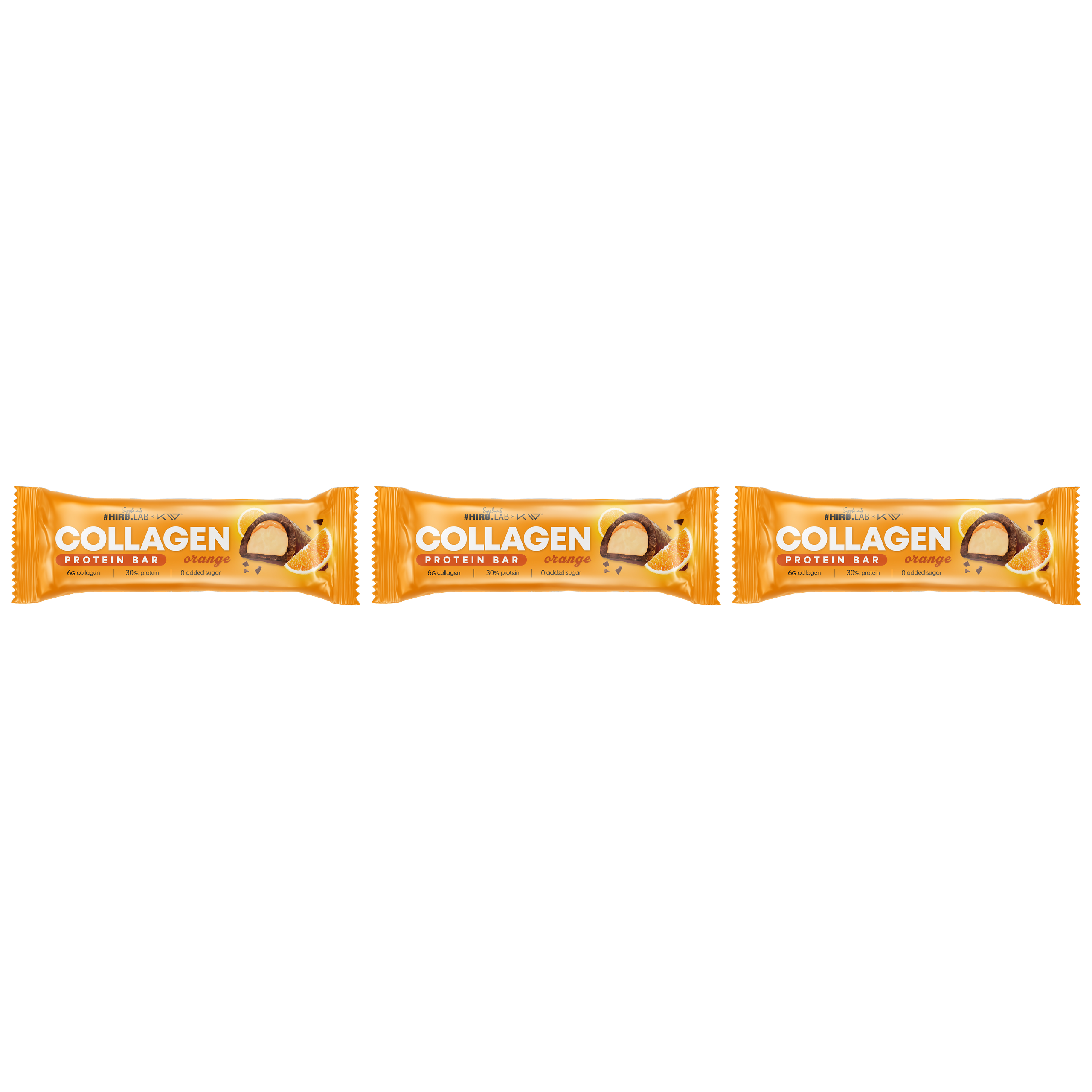 HIRO.LAB X KW Collagen Protein Bar - 3x 50g