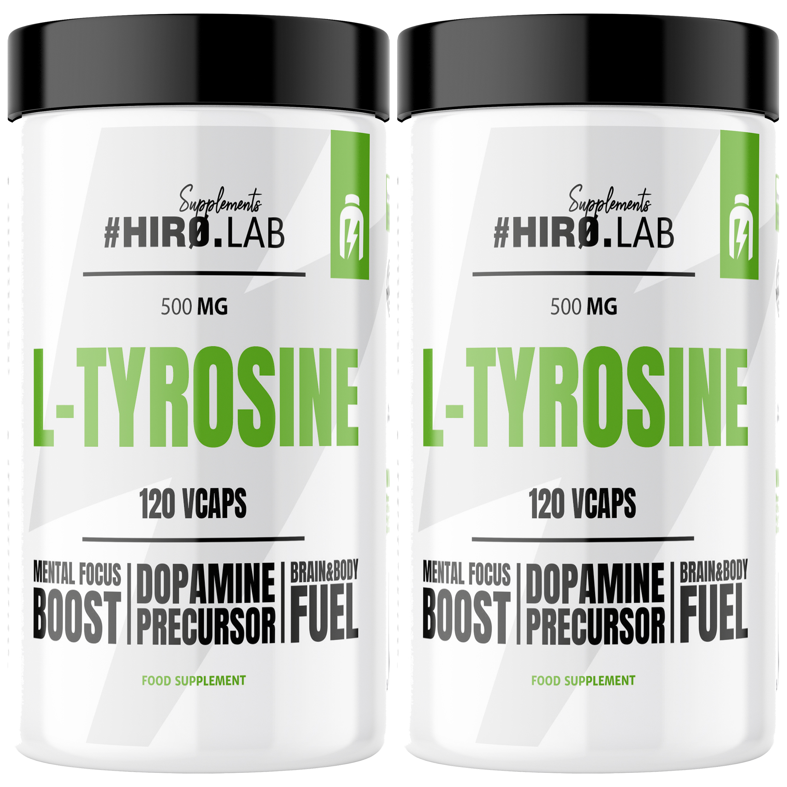 HIRO.LAB L-Tyrosine -2x 120vcaps - L-Tyrozyna