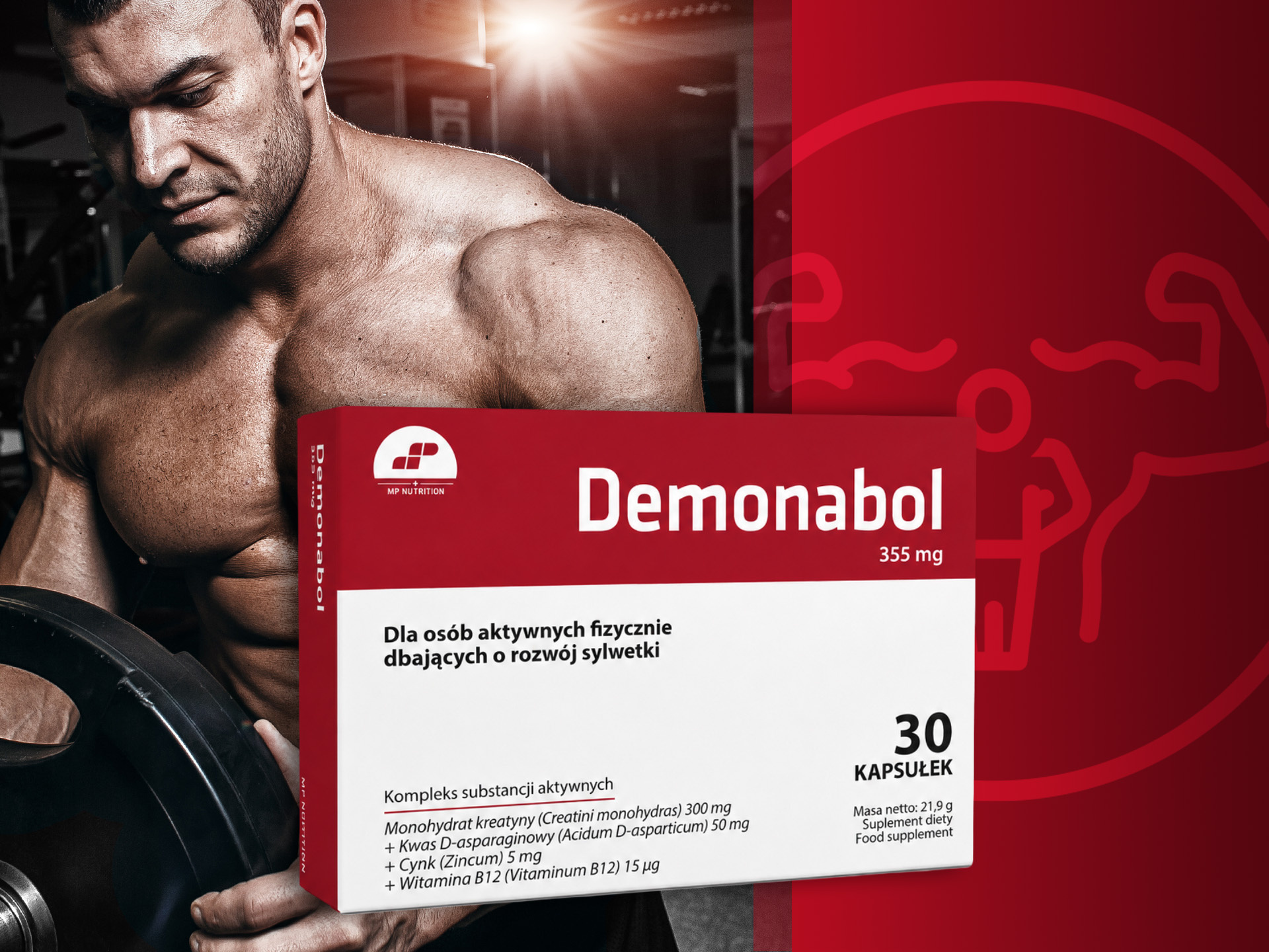 MP NUTRITION Demonabol - 3x 30caps