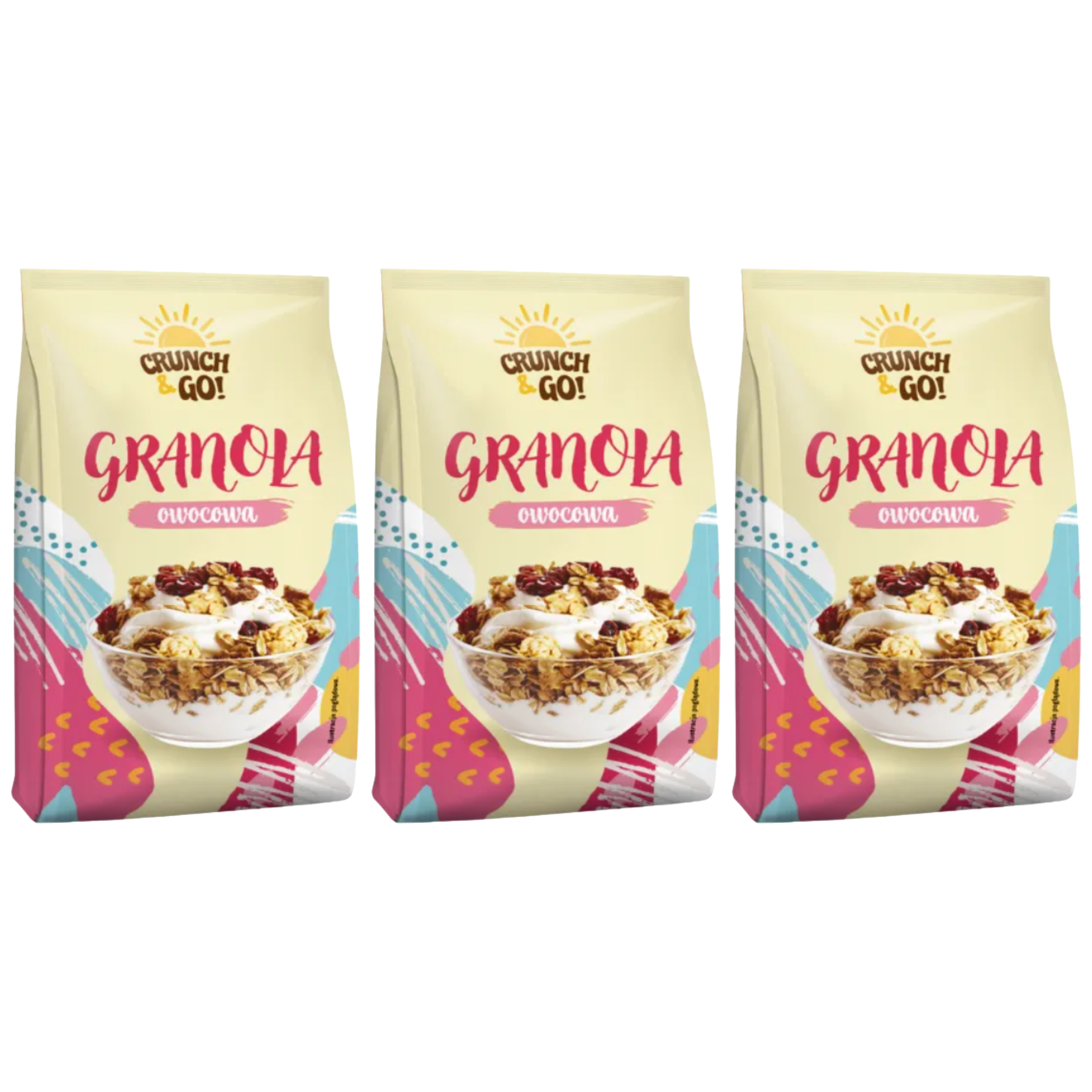 SANTE - Granola Crunch&Go - 3x 380g