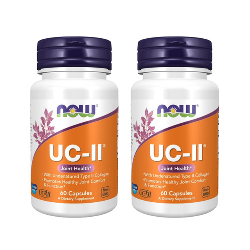 NOW - UC-II Collagen Type II 40mg - 2x 60vcaps.