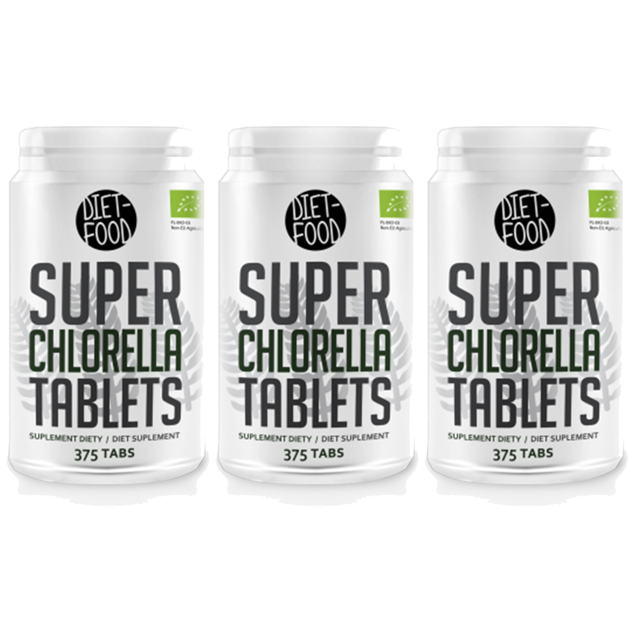 DIET FOOD Bio Chlorella - 3x 375tabs