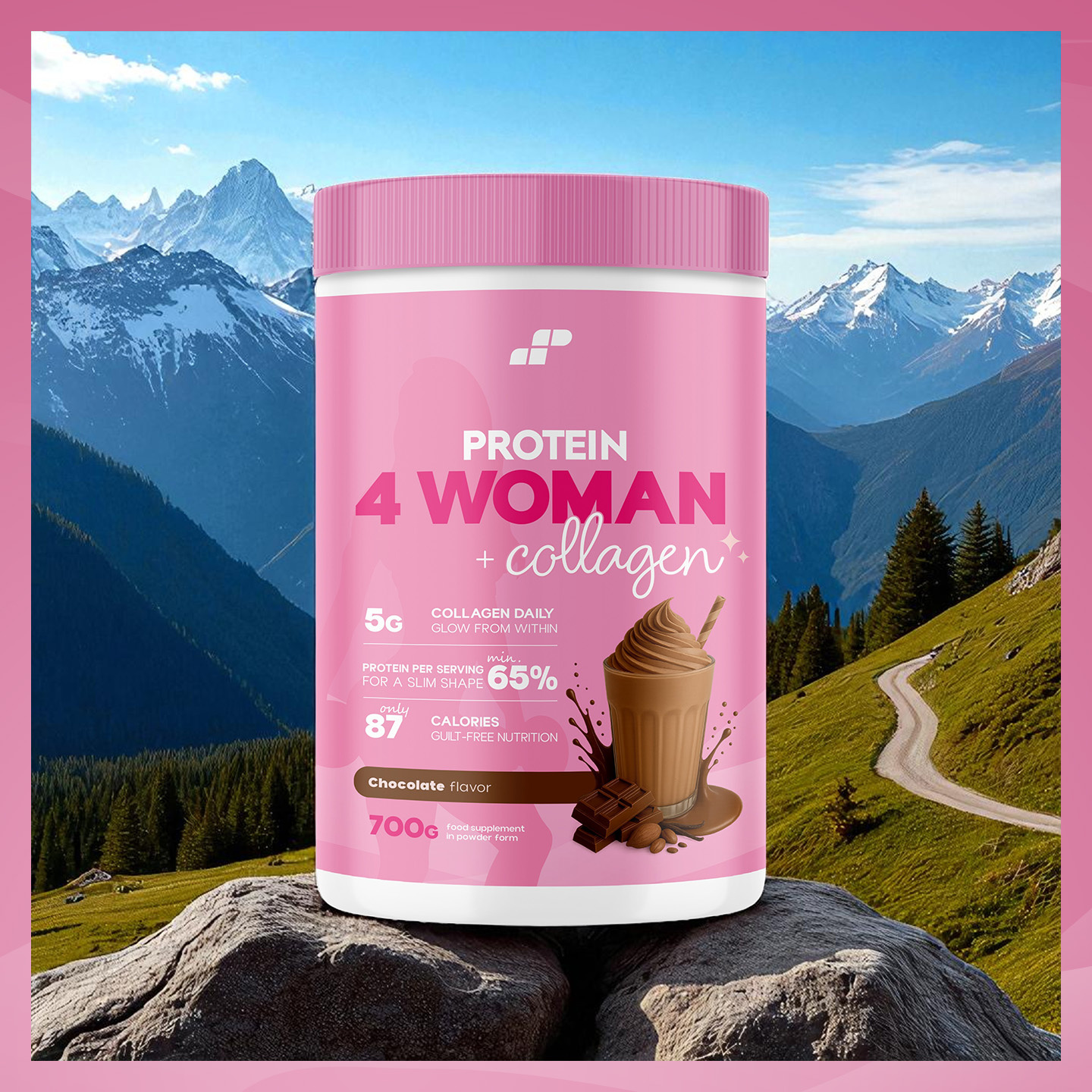 3x Protein 4 Woman + Collagen - 700g