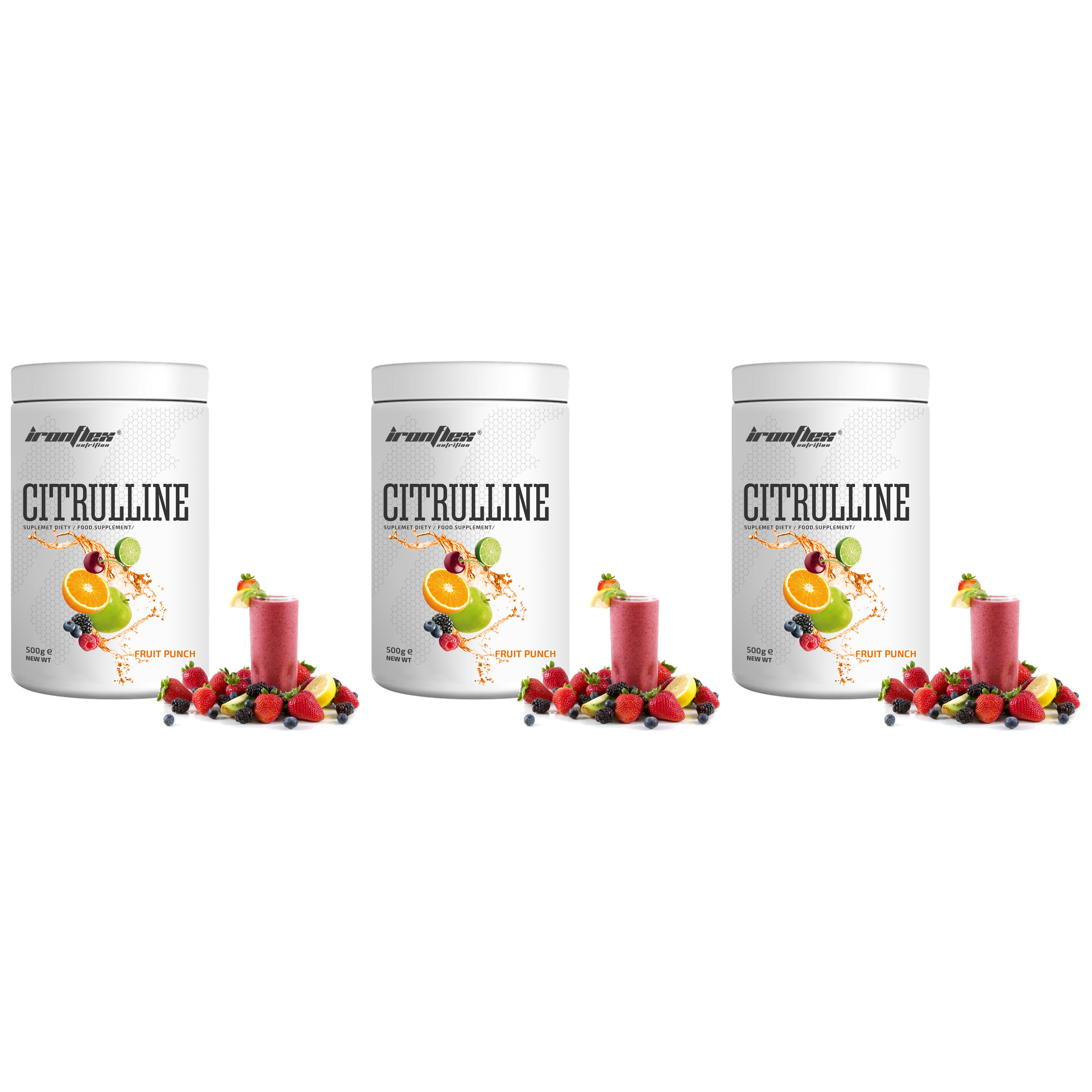 IRONFLEX Citrulline - 3x 500g