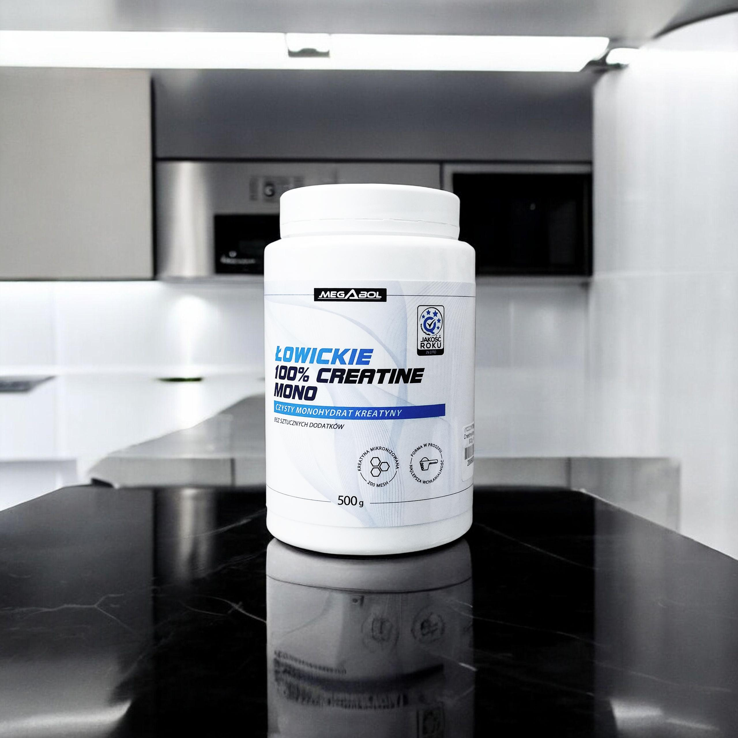 MEGABOL 100% Creatine Mono Łowickie - 2x 500g
