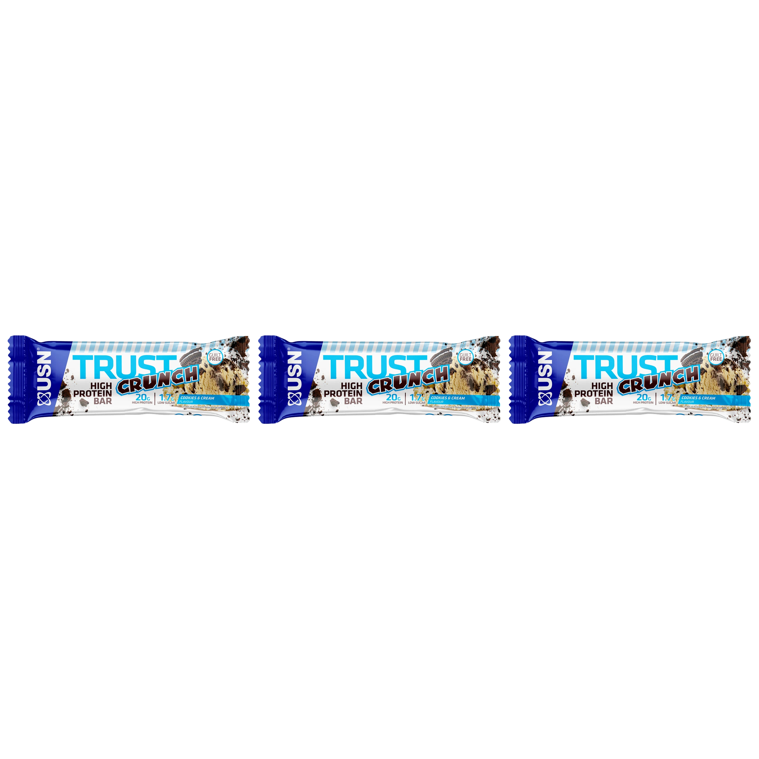 Ultimate Sports Nutrition USN Trust Crunch - 3x 60g