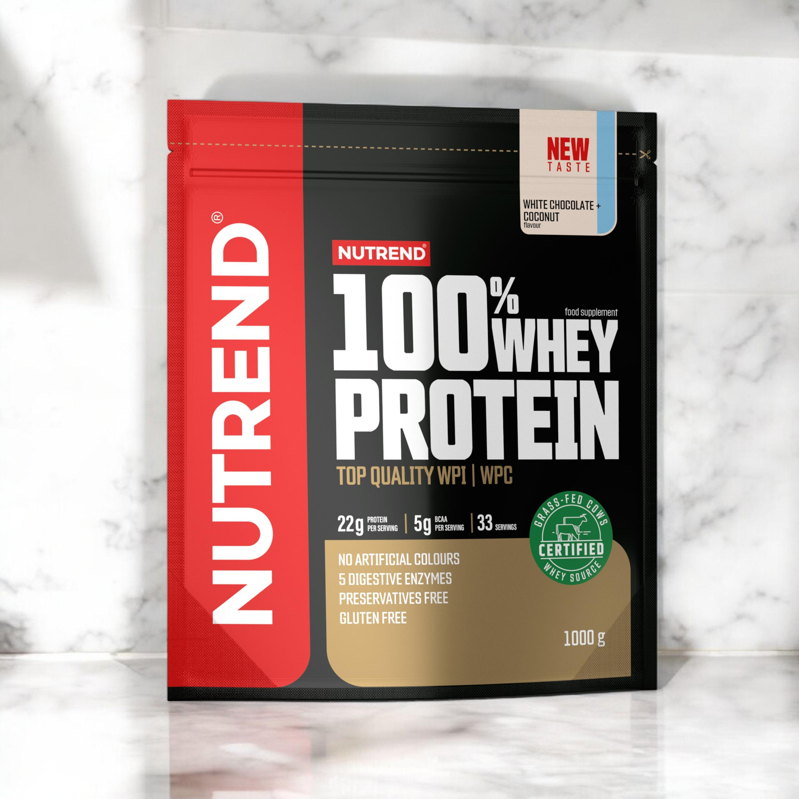 NUTREND 100% Whey Protein - 2x 1000g
