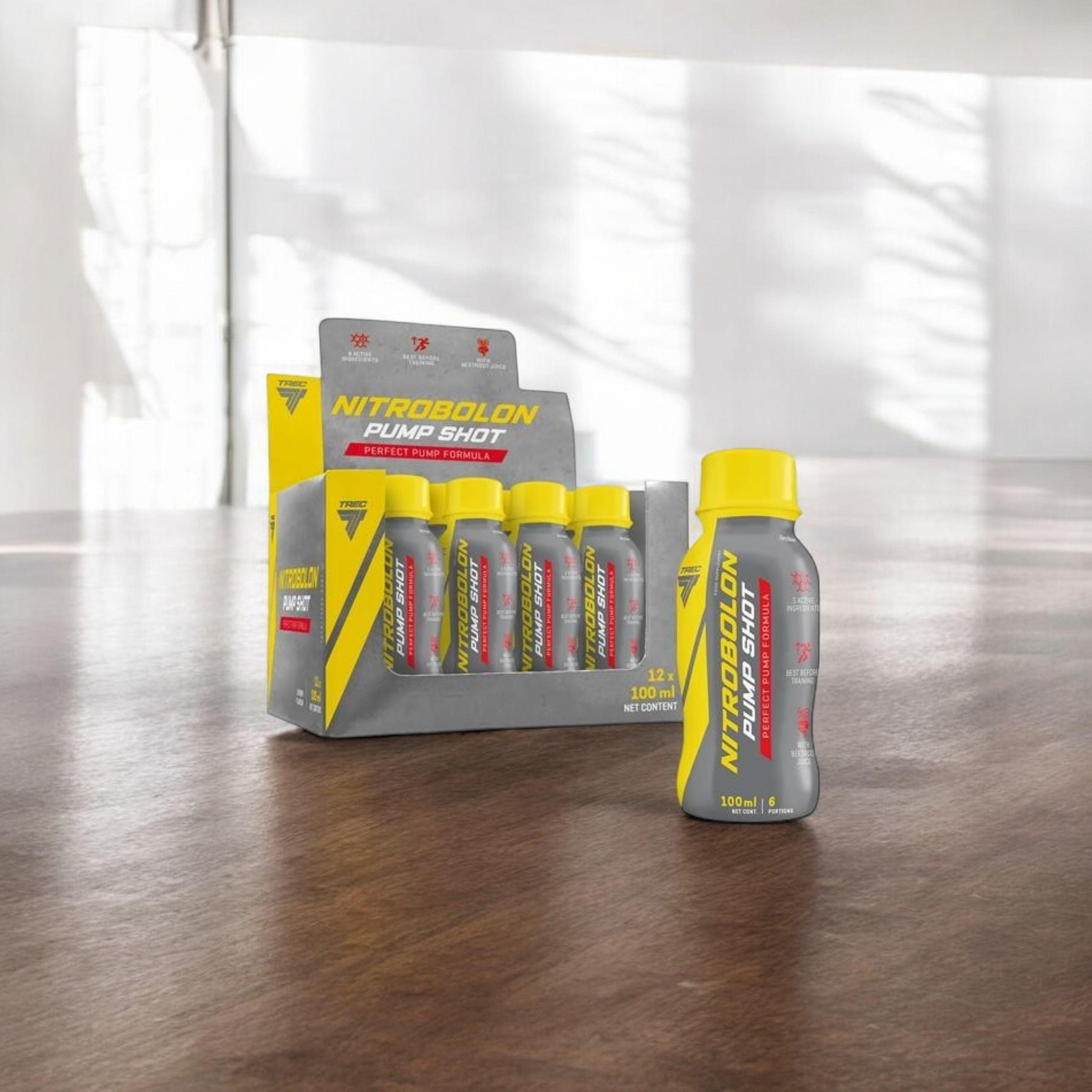 TREC - Nitrobolon Pump Shot - 12x 100ml - Cherry
