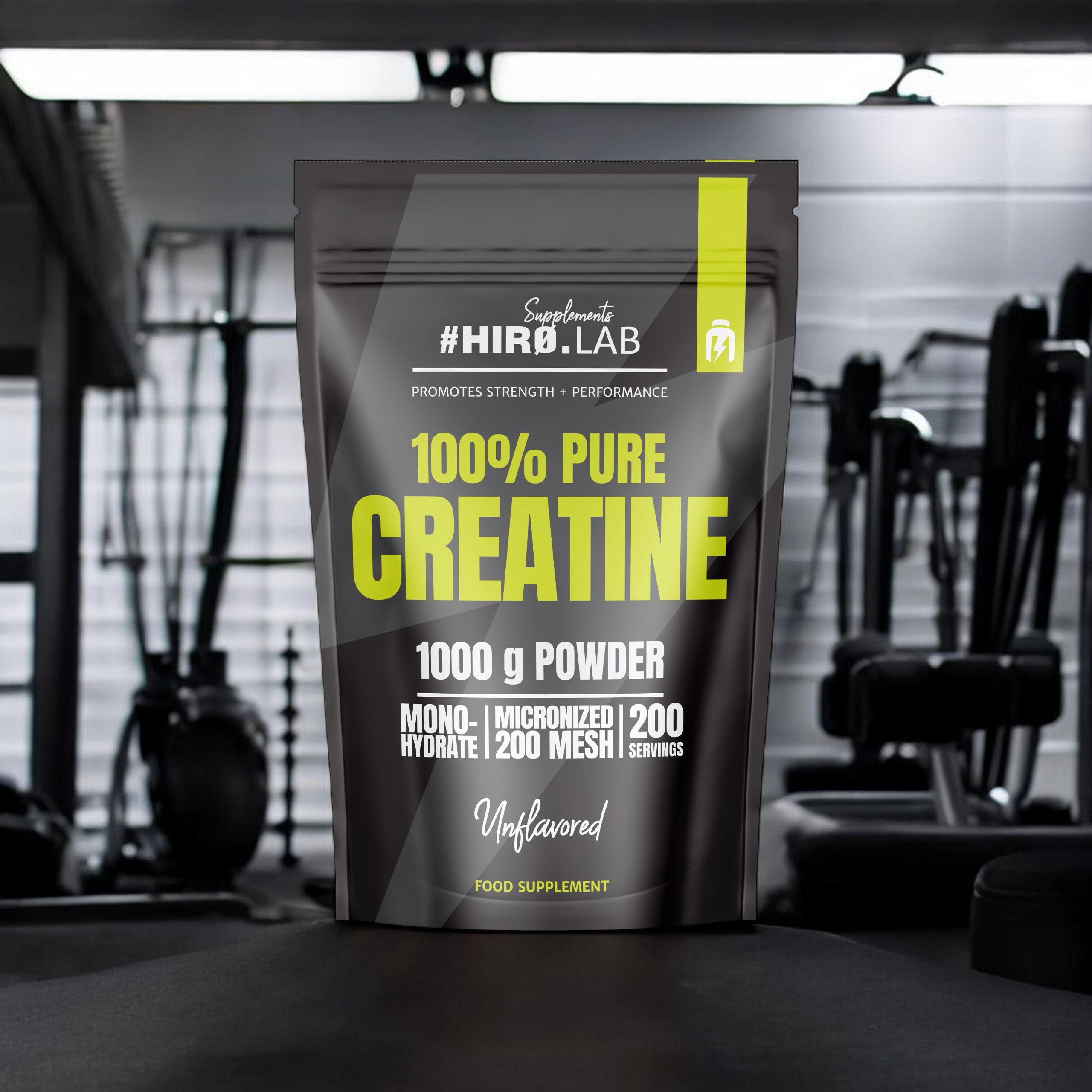 HIRO.LAB 100% Pure Creatine - 1000g - Unflavored