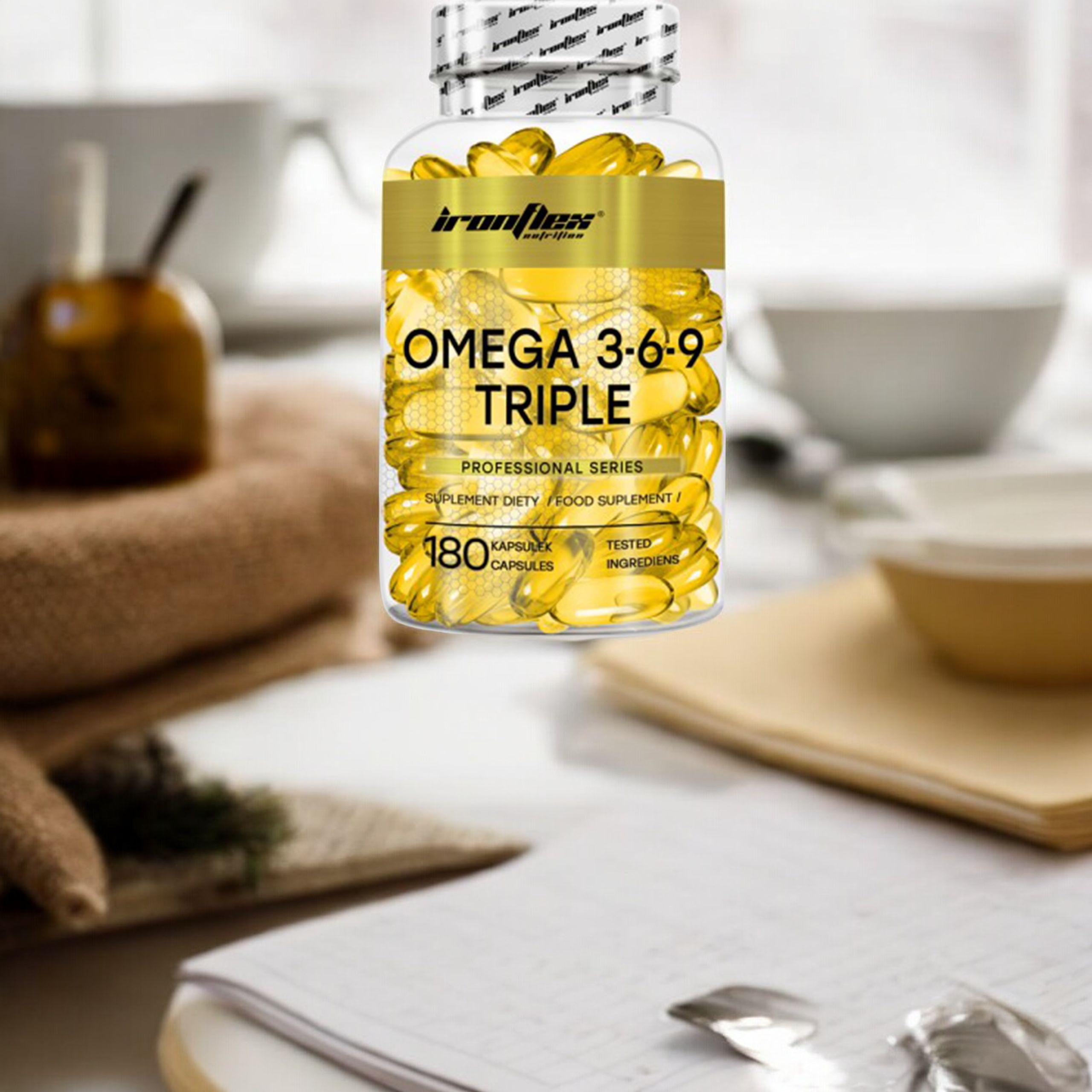 IronFlex Omega 3-6-9 Triple - 3x 180caps.