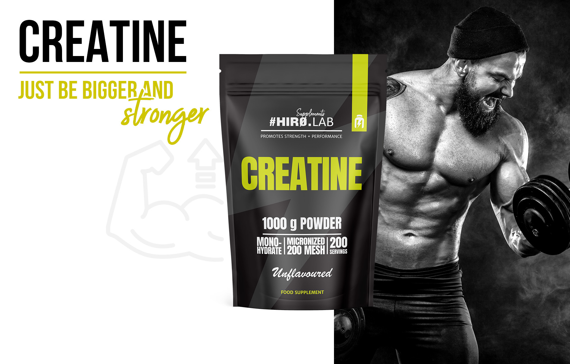 HIRO.LAB Creatine - 1000g - Unflavored
