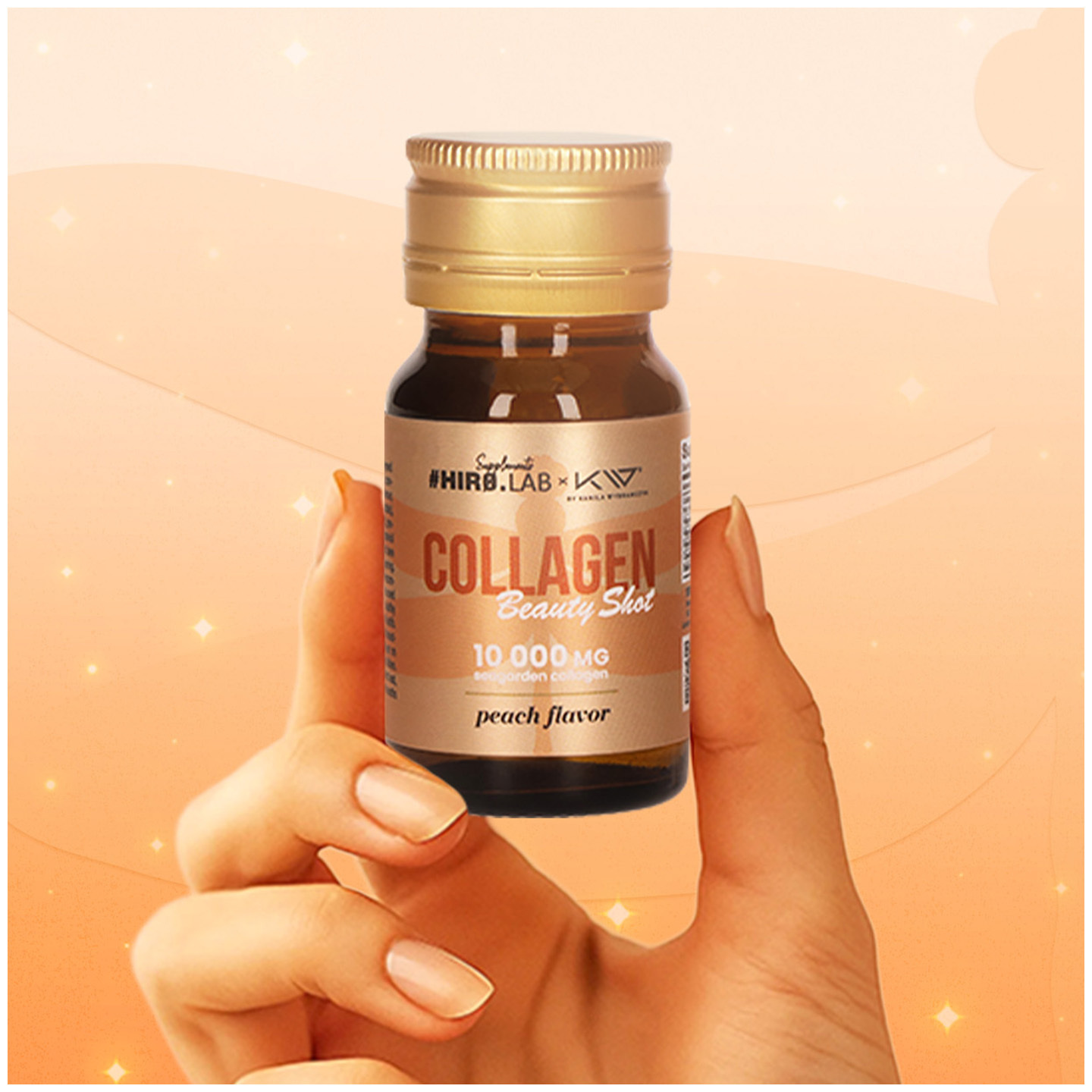 HIRO.LAB x Kamila Wybrańczyk Collagen Shot - 30x 30ml - Peach