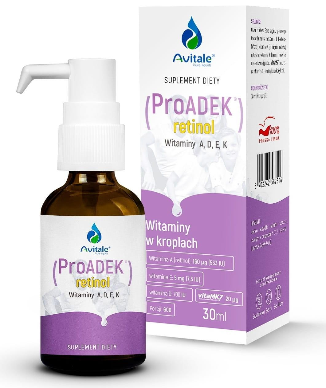 Pro ADEK Retinol 30ml - complément vitaminique liquide ALINESS