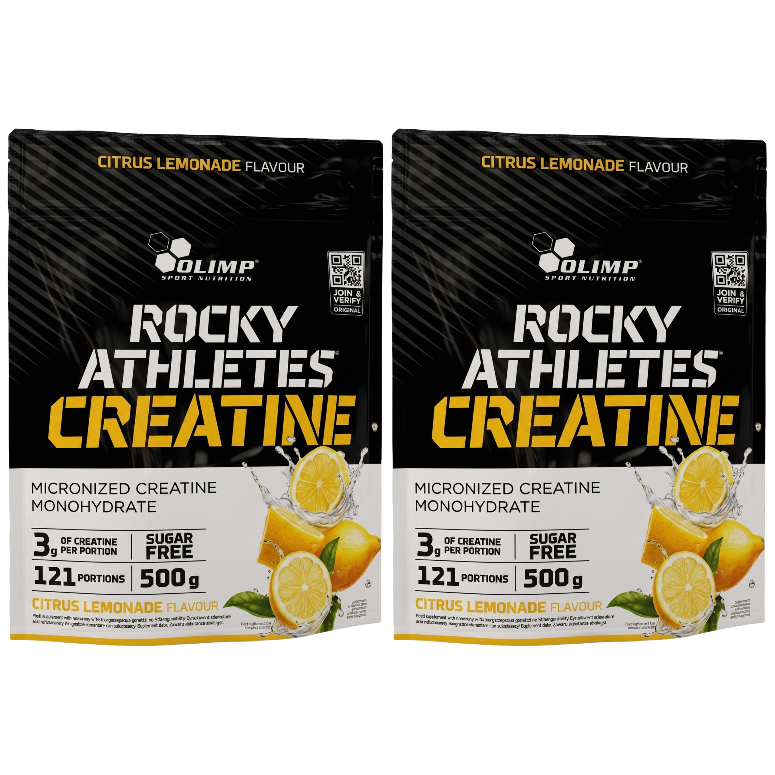 OLIMP Rocky Athletes Creatine - 2x 500g 