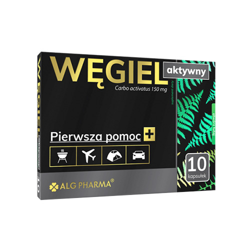 ALG PHARMA Węgiel aktywny 150mg - 10caps