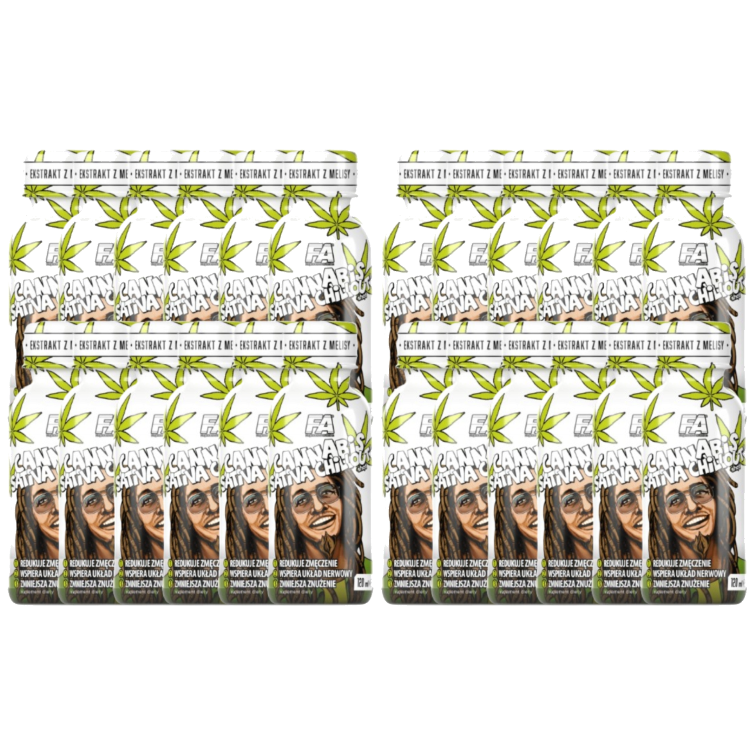 FITNESS AUTHORITY - Chillout Shot - 12x 2x 120ml - Cannabis