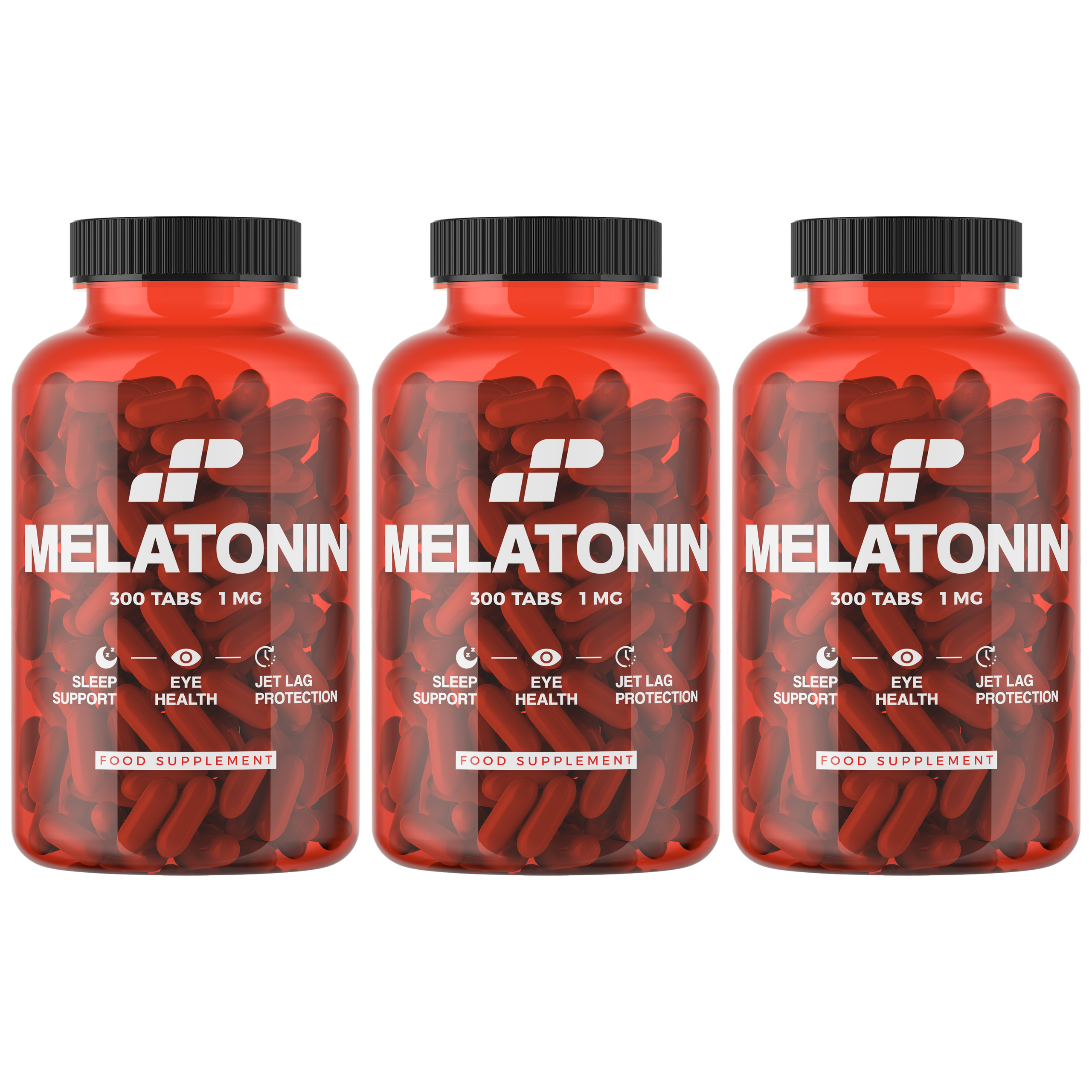 MP NUTRITION Melatonin 1mg - 300tabs - 3x Melatonina