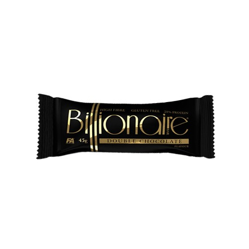 FITNESS AUTHORITY Billionaire Bar - 45g - Double Chocolate - WYPRZEDAŻ - 31-10